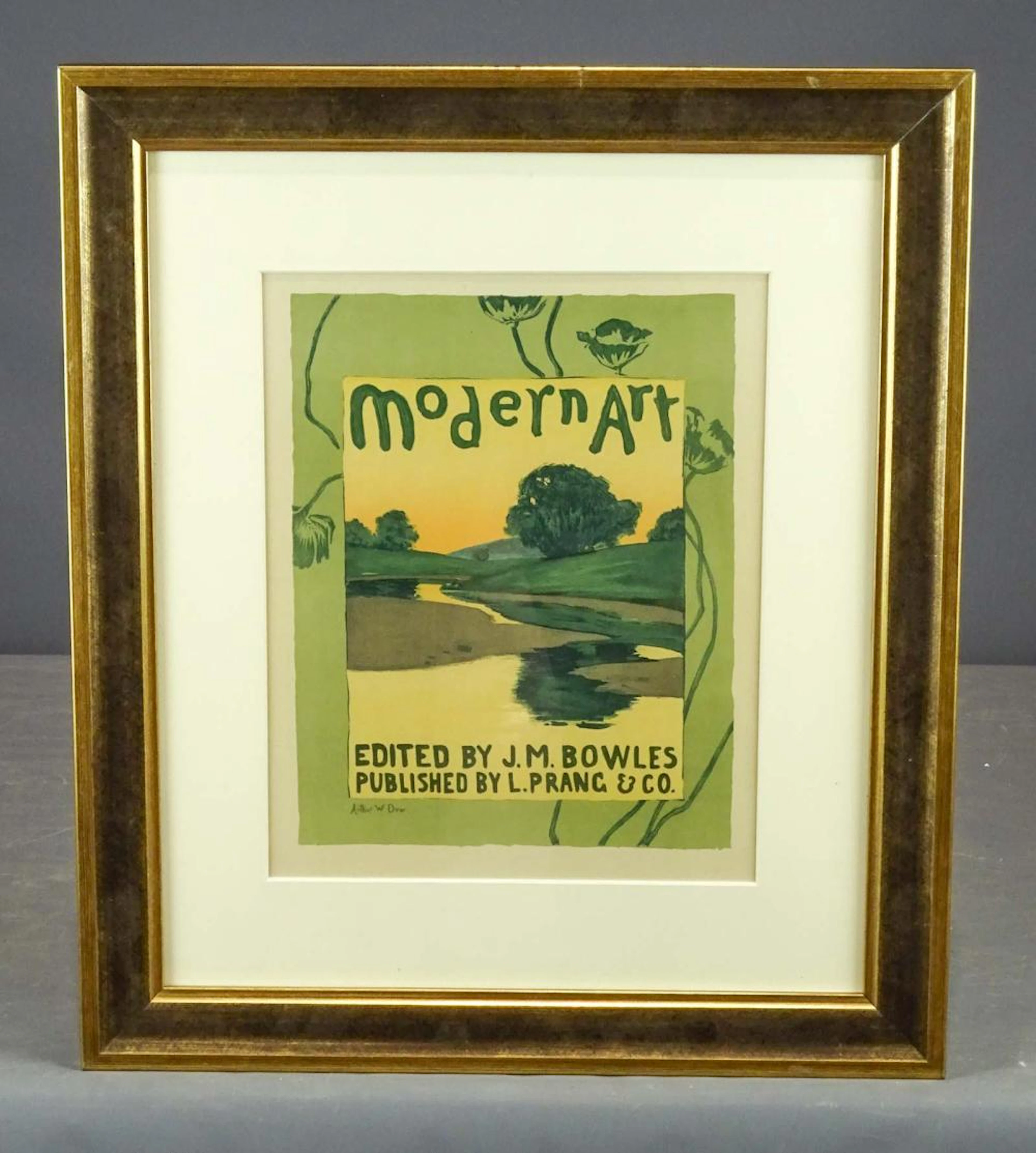 Lithograph "Modern Art"