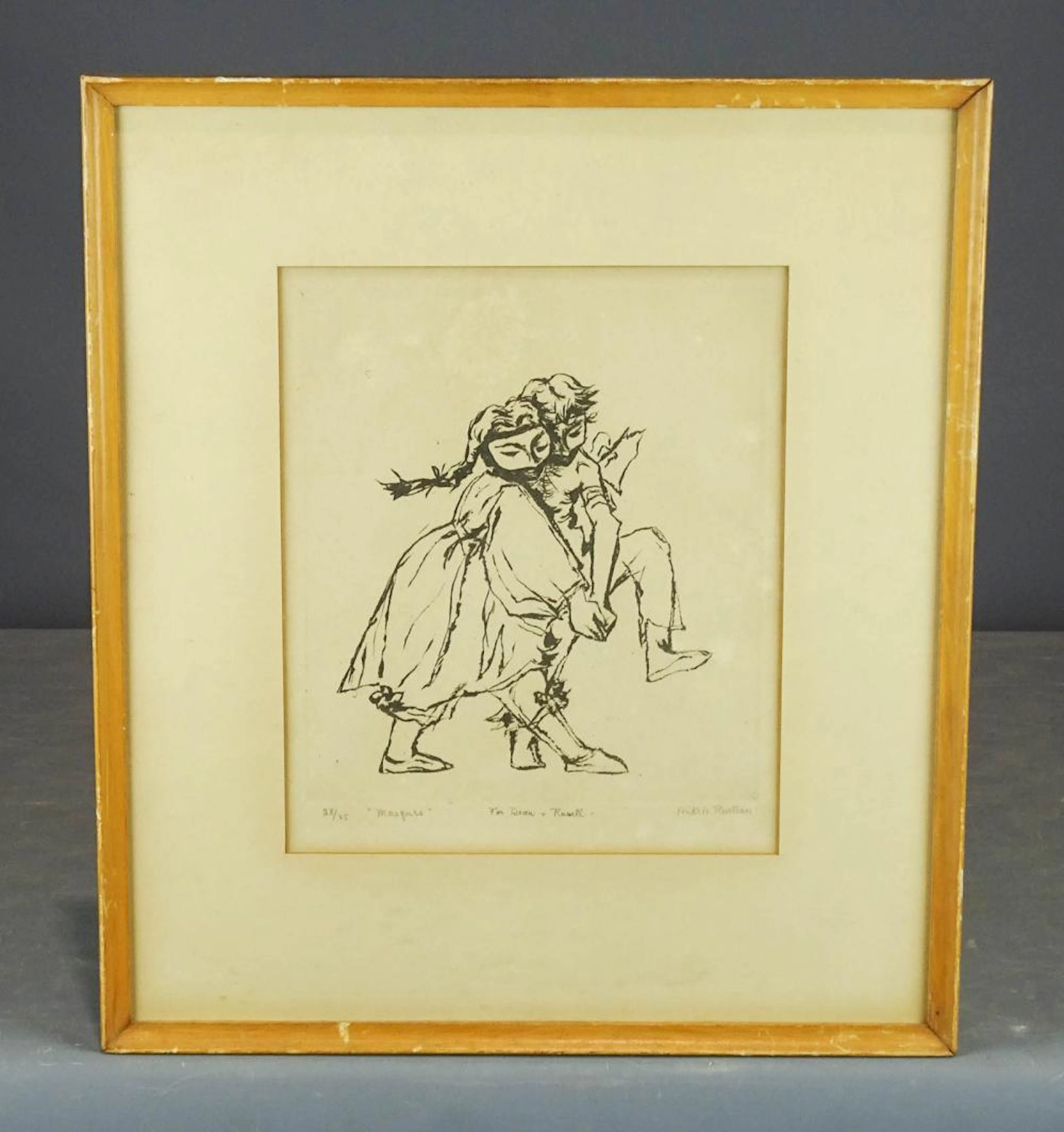 Andree Reullan Signed Lithograph