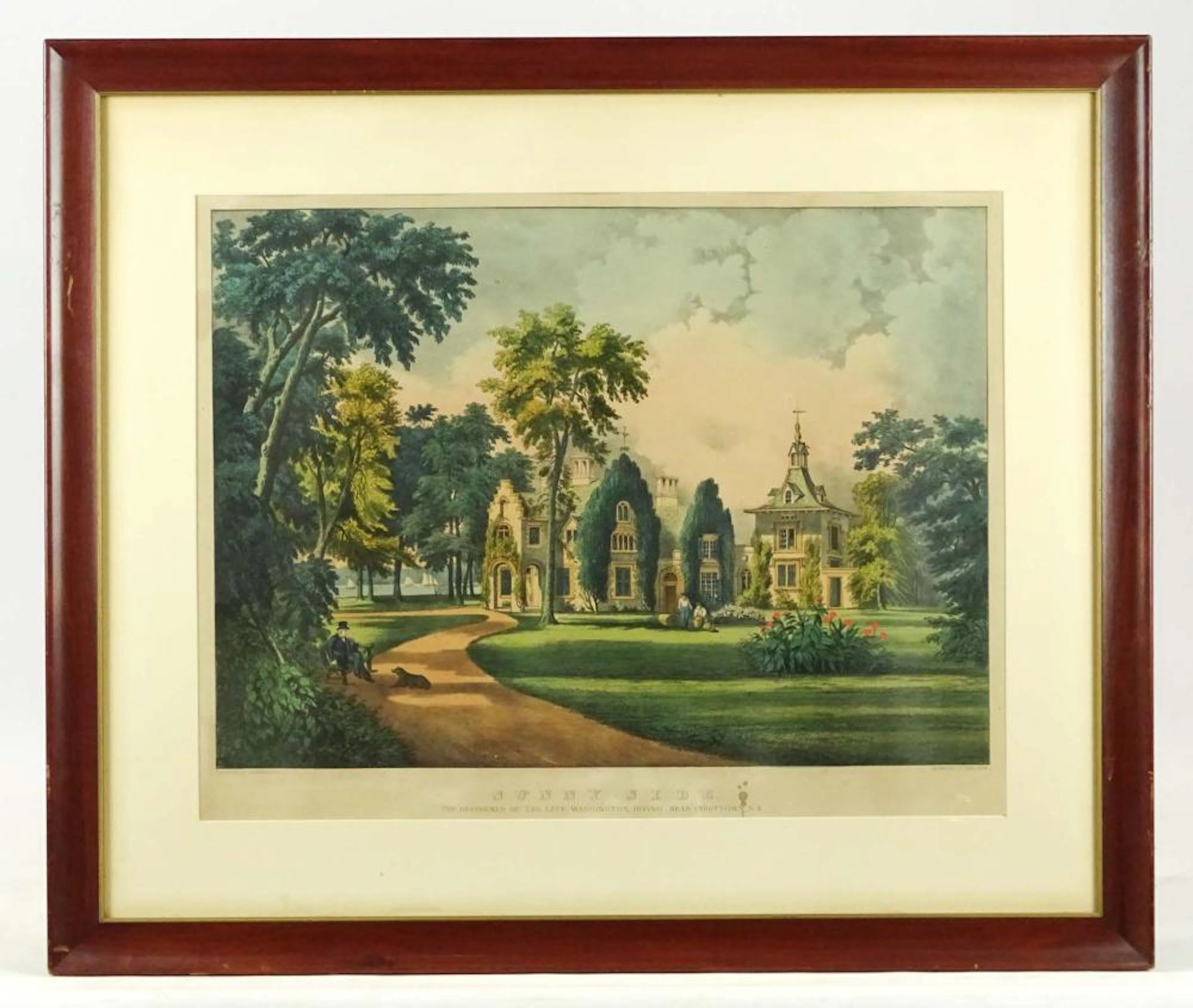 Currier and Ives Print