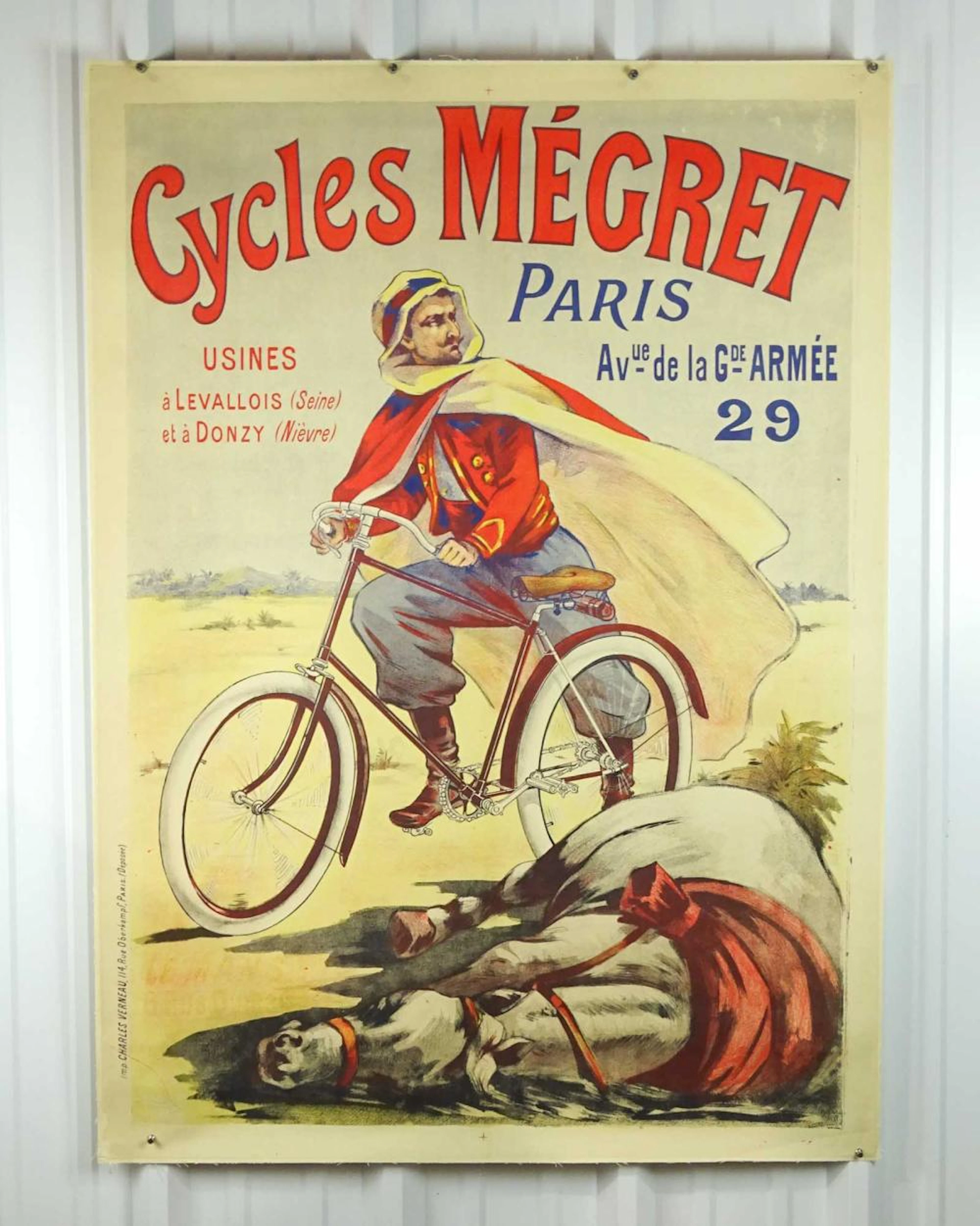 Cycles Megret Bicycle Poster