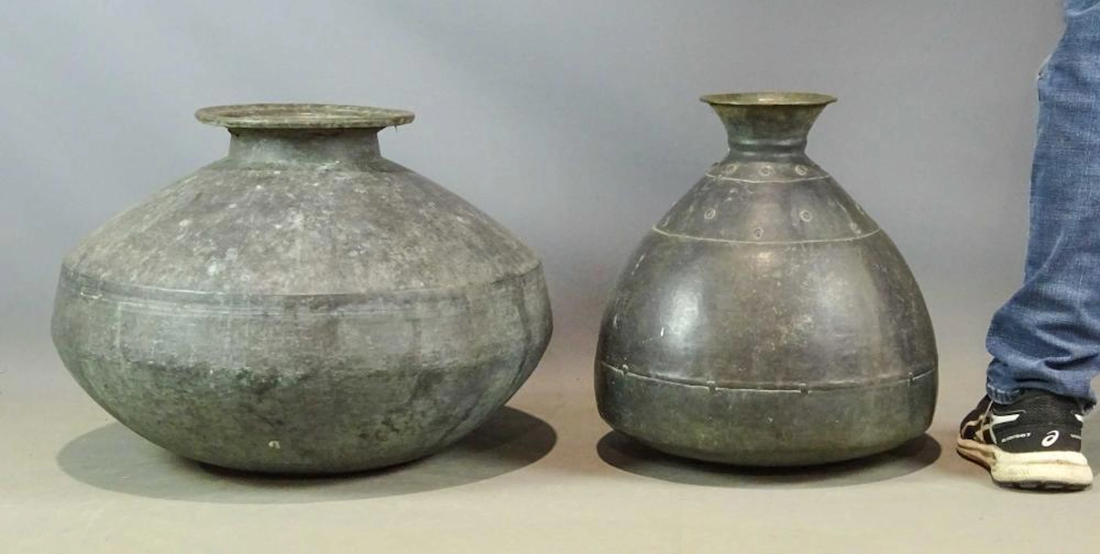 Two Metal Vessels