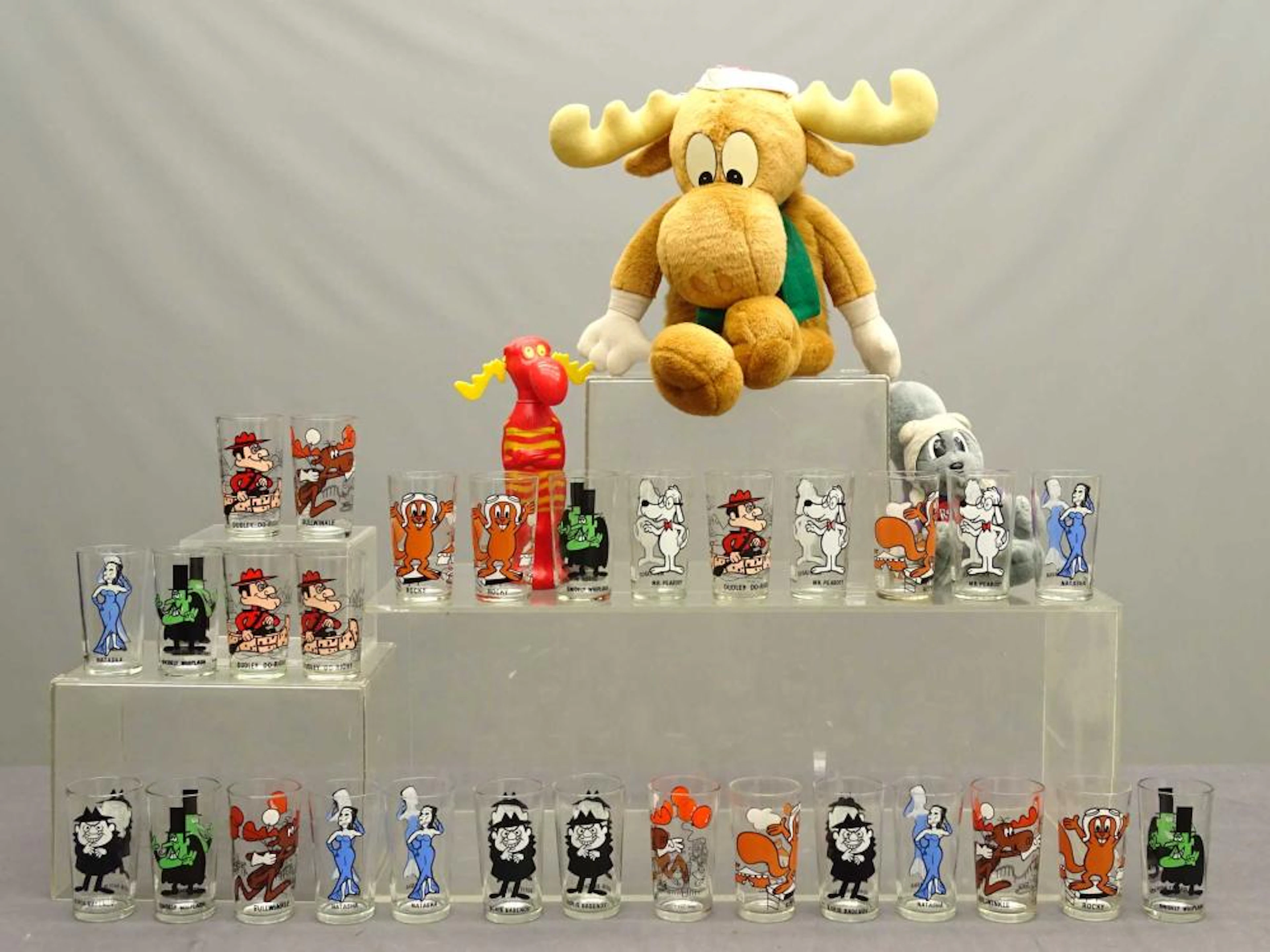 Vintage Character Drinking Glasses