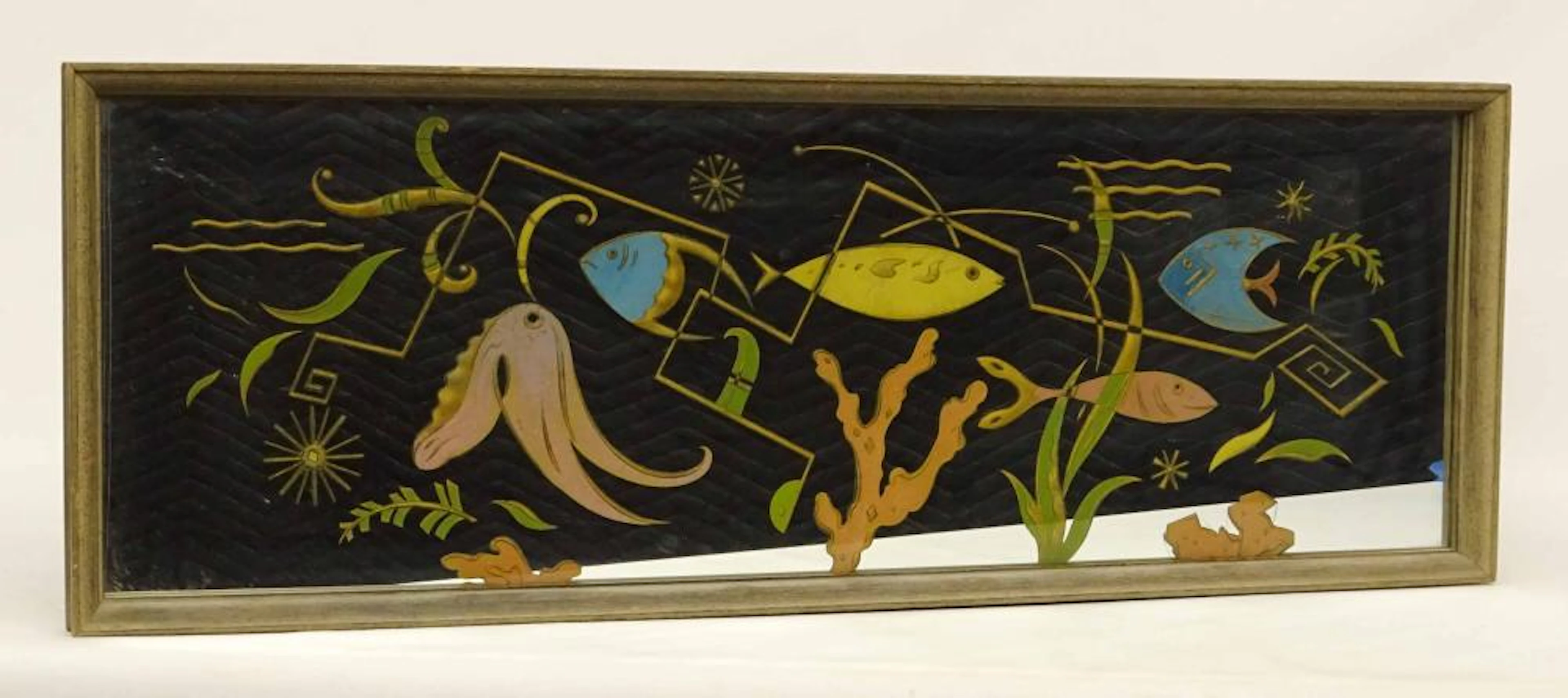 Art Deco Fish Mirror