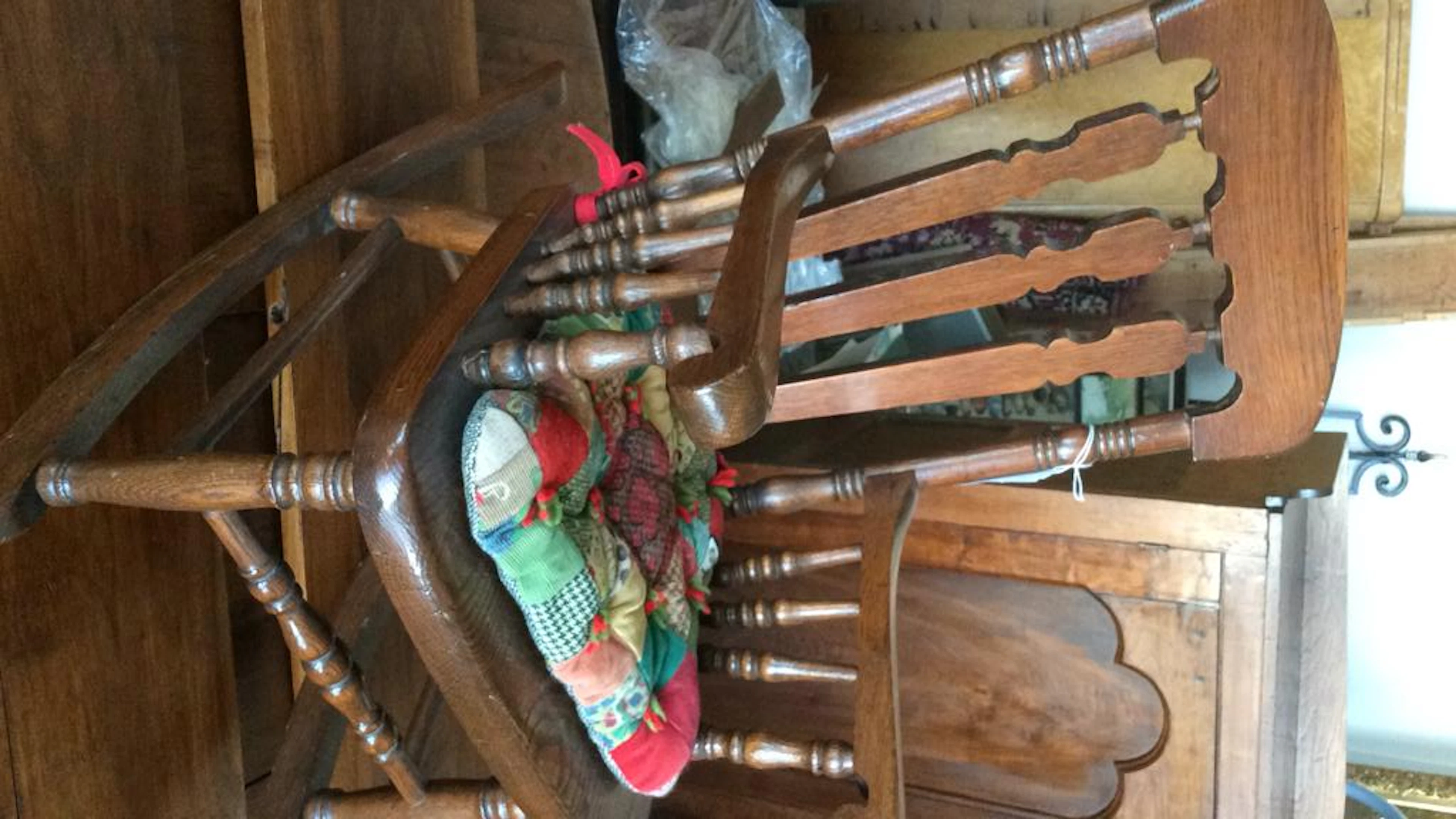 Antique child size rocking chair