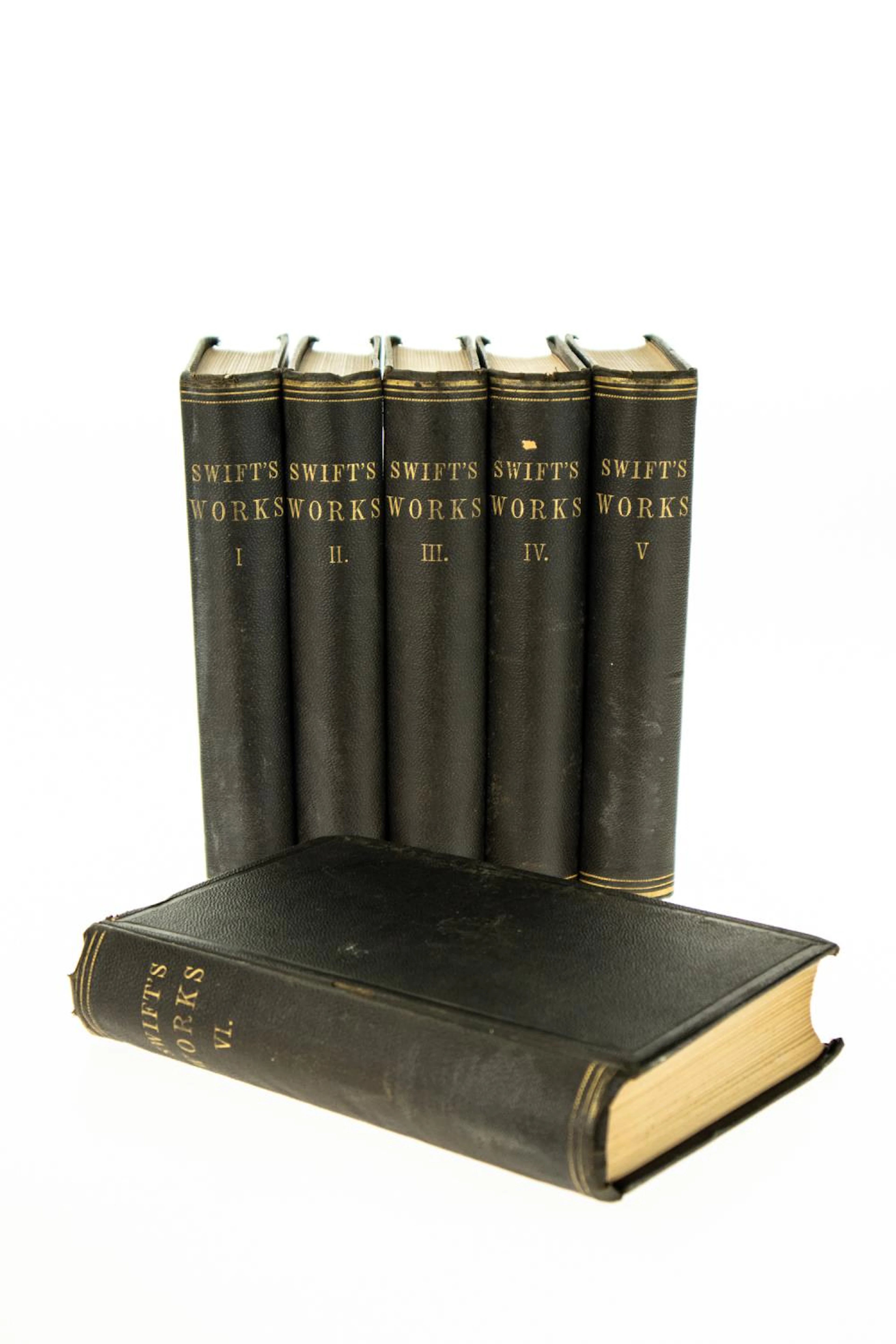 6V Jonathan Swift THE WORKS OF JONATHAN SWIFT c1865...