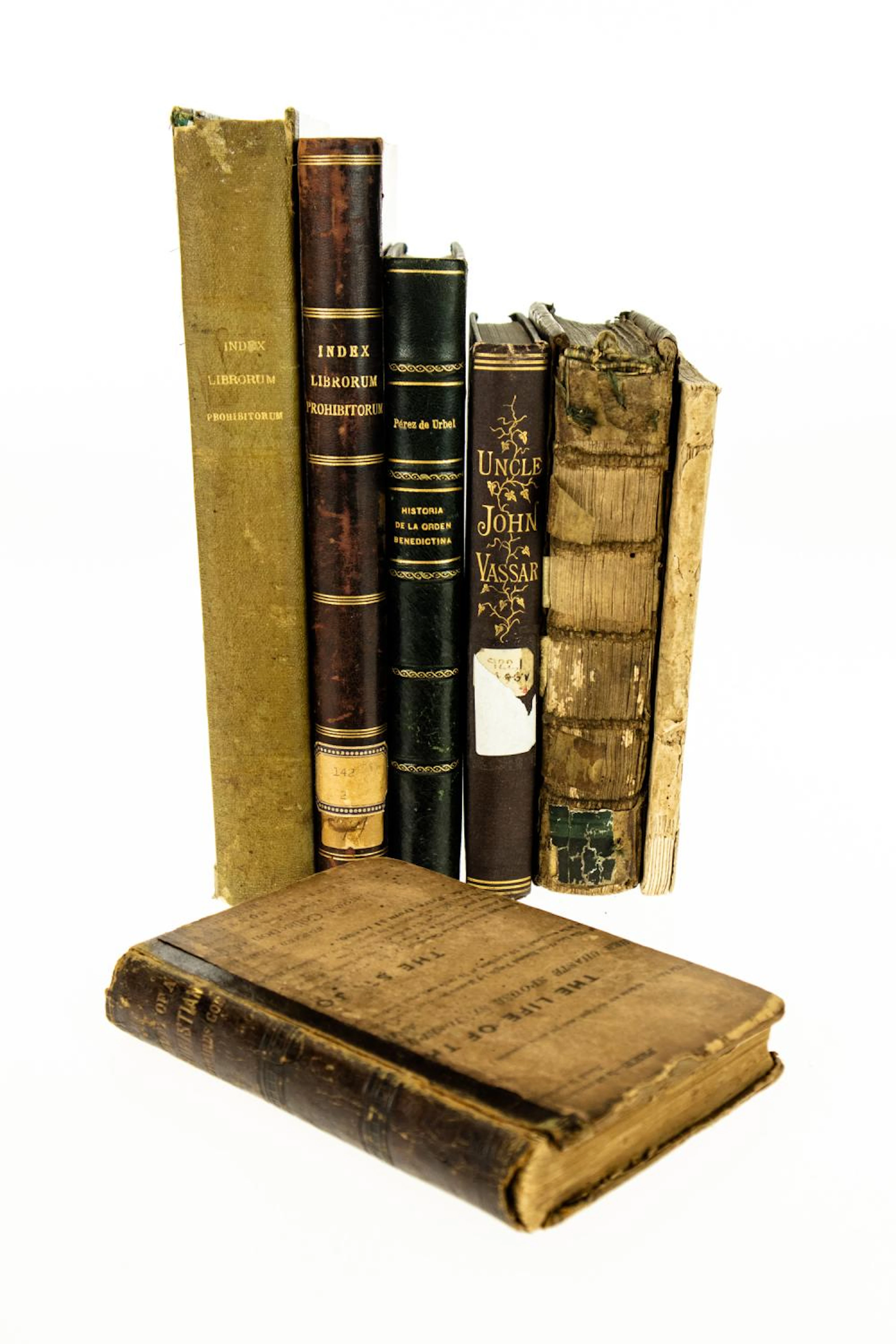 7V Religious Titles ANTIQUE THEOLOGY Decorative Bindings...