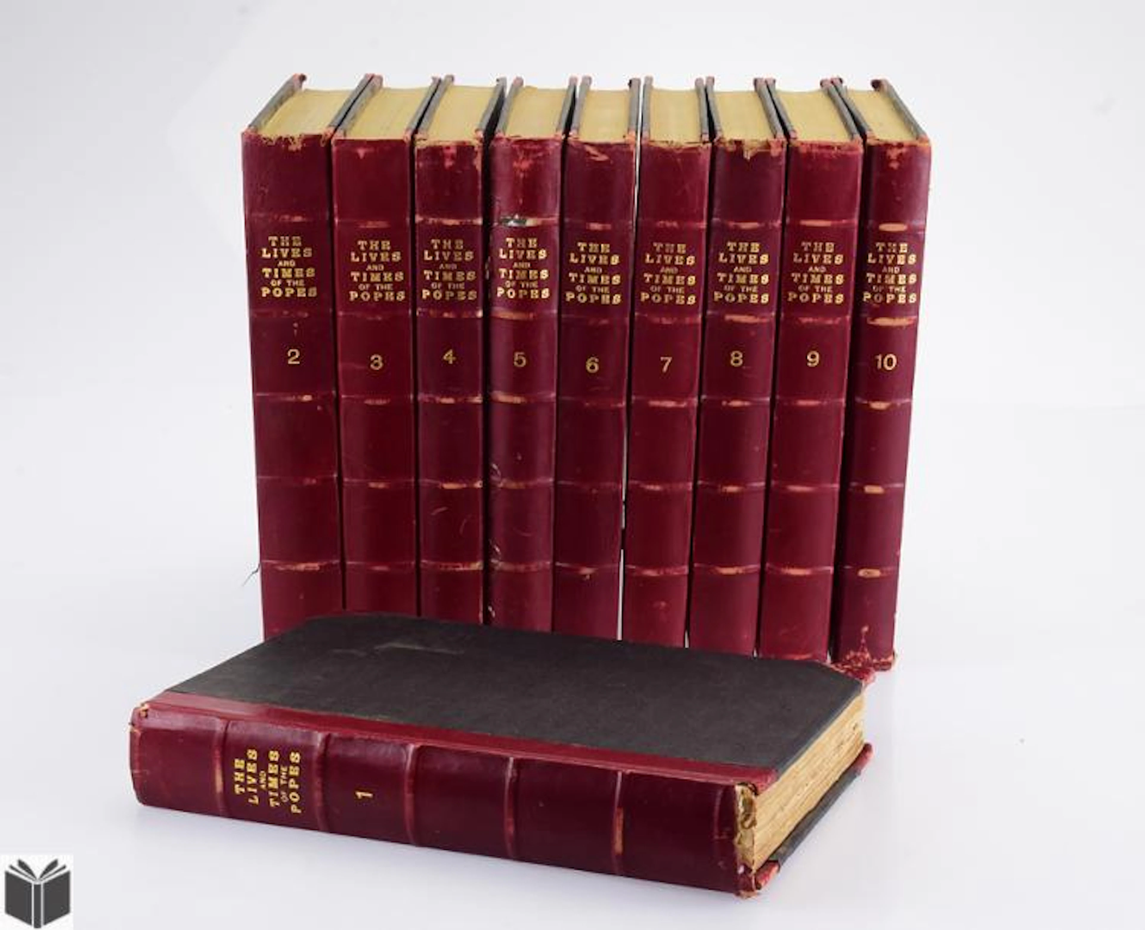 10V Artaud de Montor THE LIVES & TIMES OF THE POPES c1911...