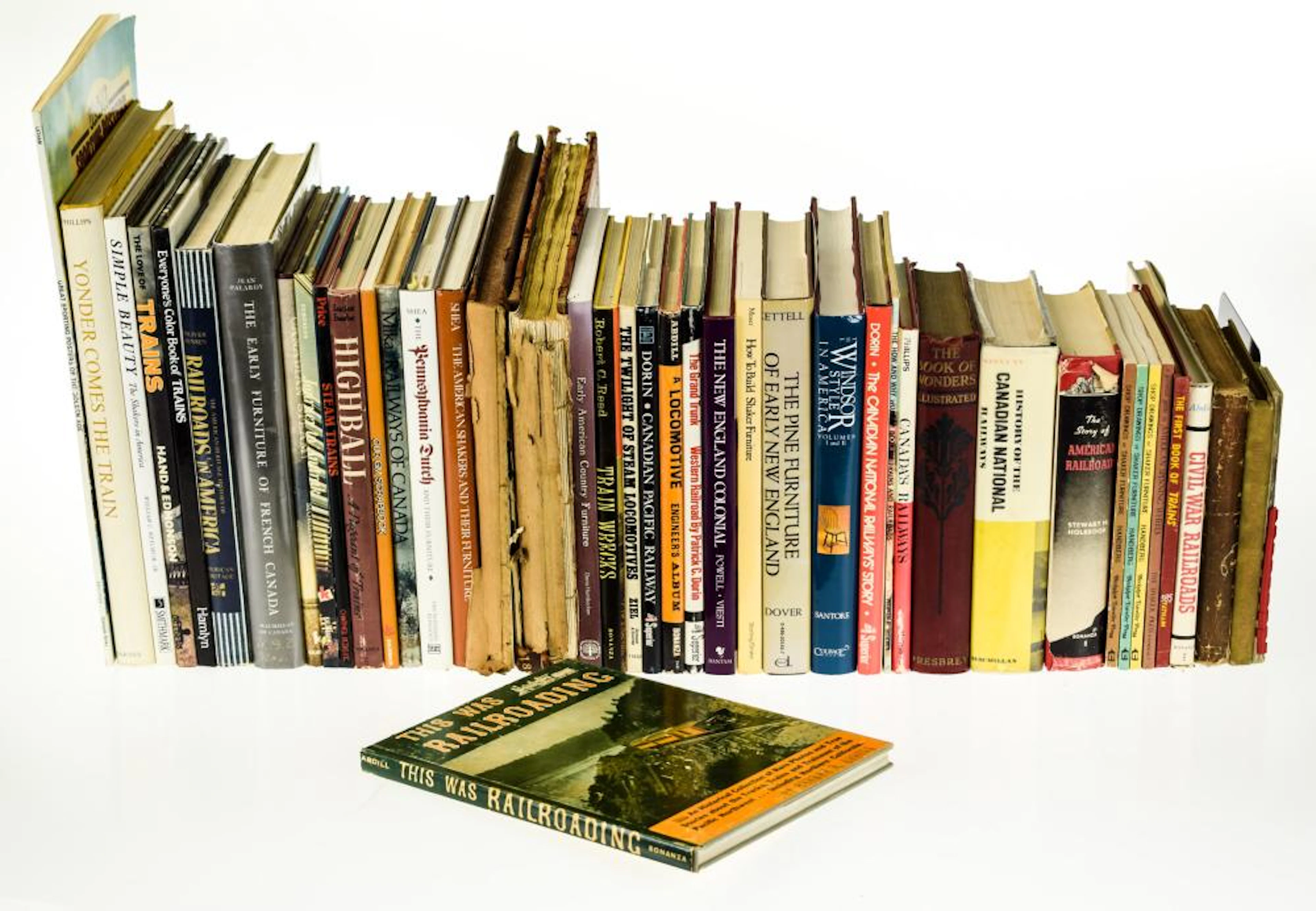 Railroads Furniture History COLLECTIBLE ESTATE BOOKS...
