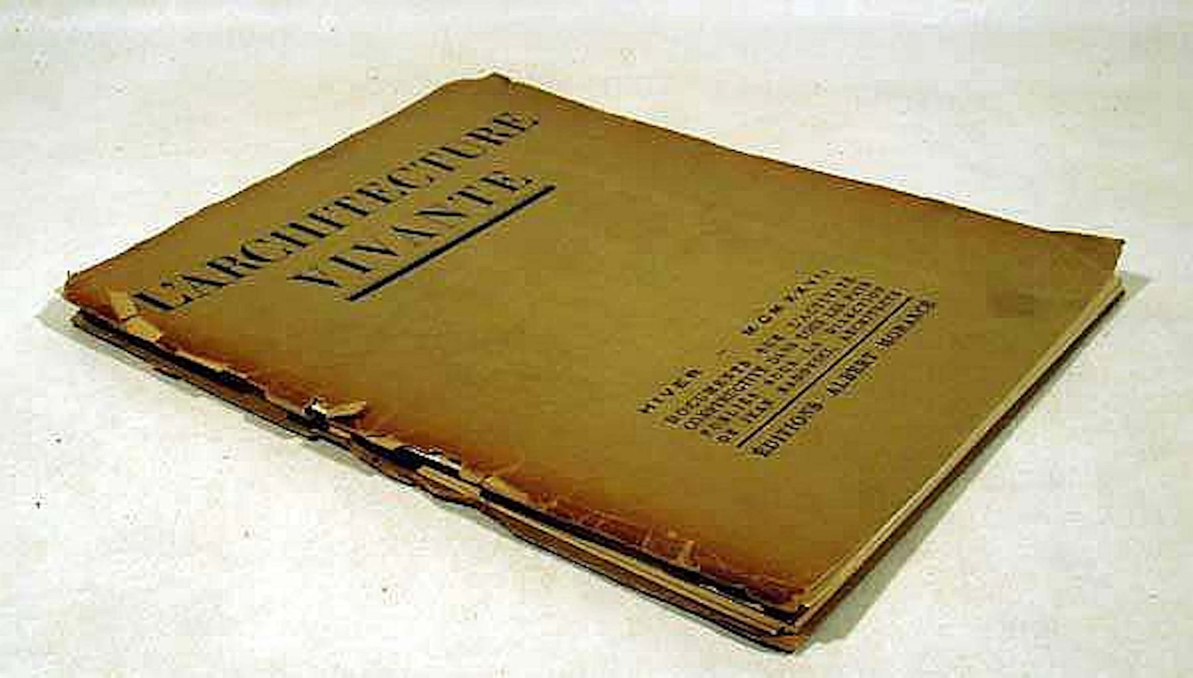 Antique French Architectural Magazine ARCHITECTURE...