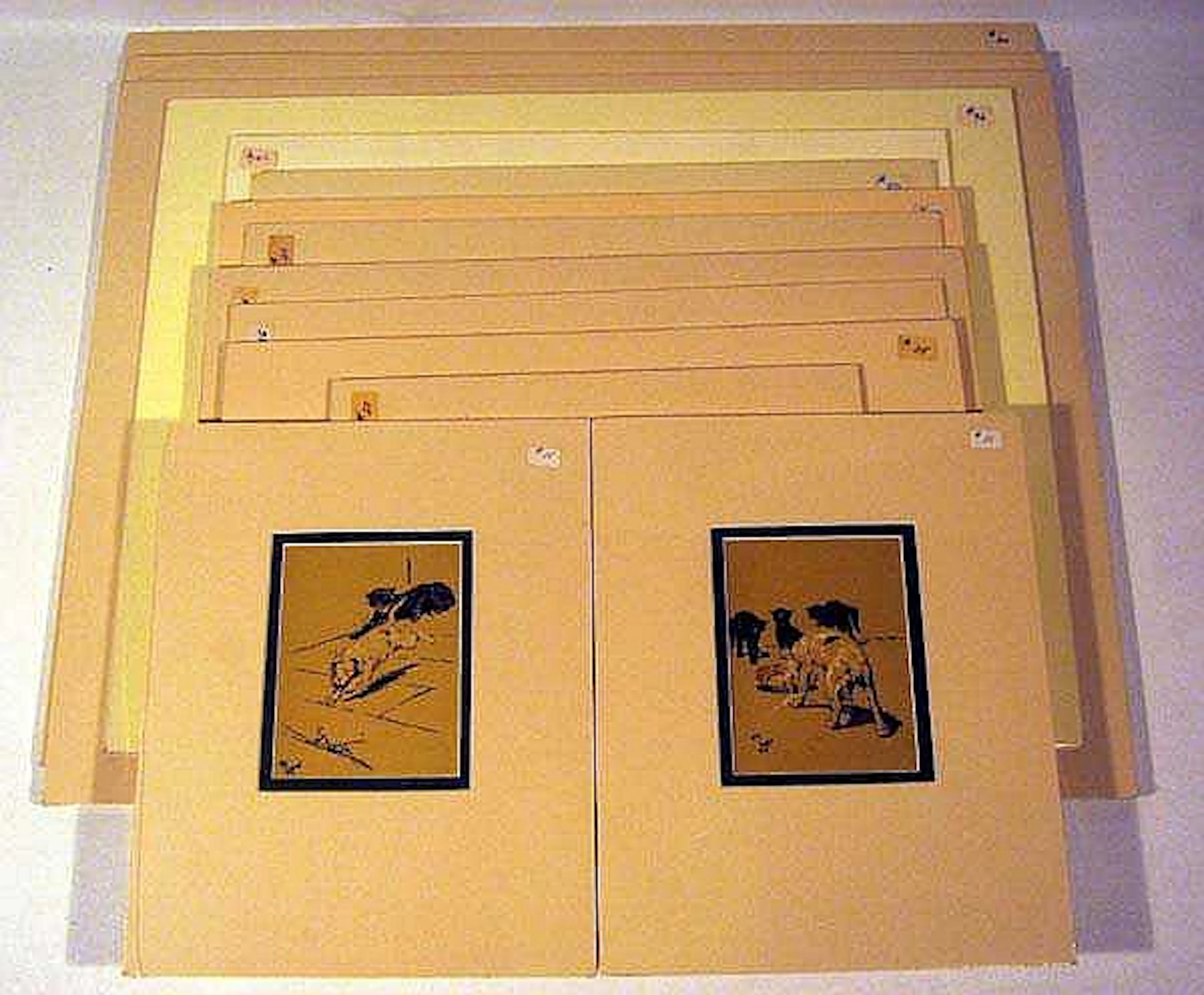 14Pc Jamaica Parisian Ball ANTIQUE (COLORED) ENGRAVINGS...