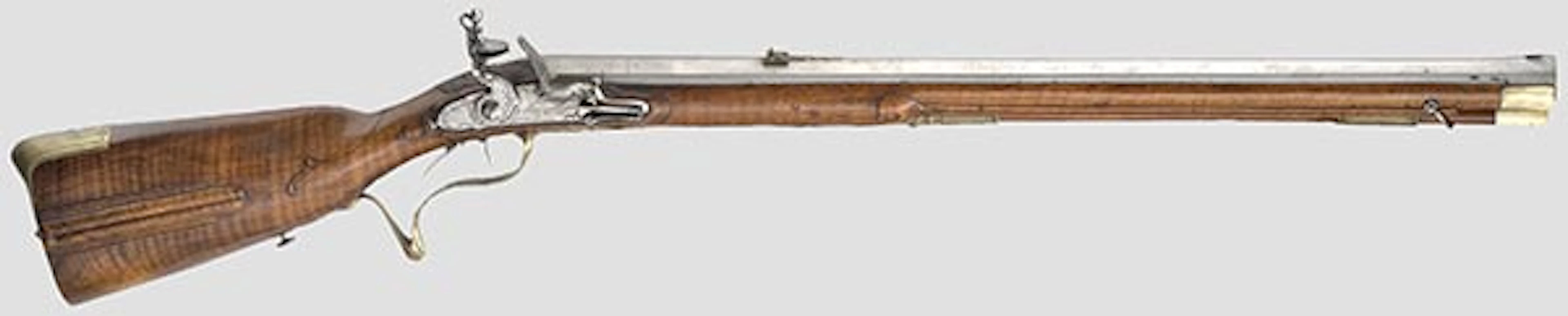 A flintlock rifle