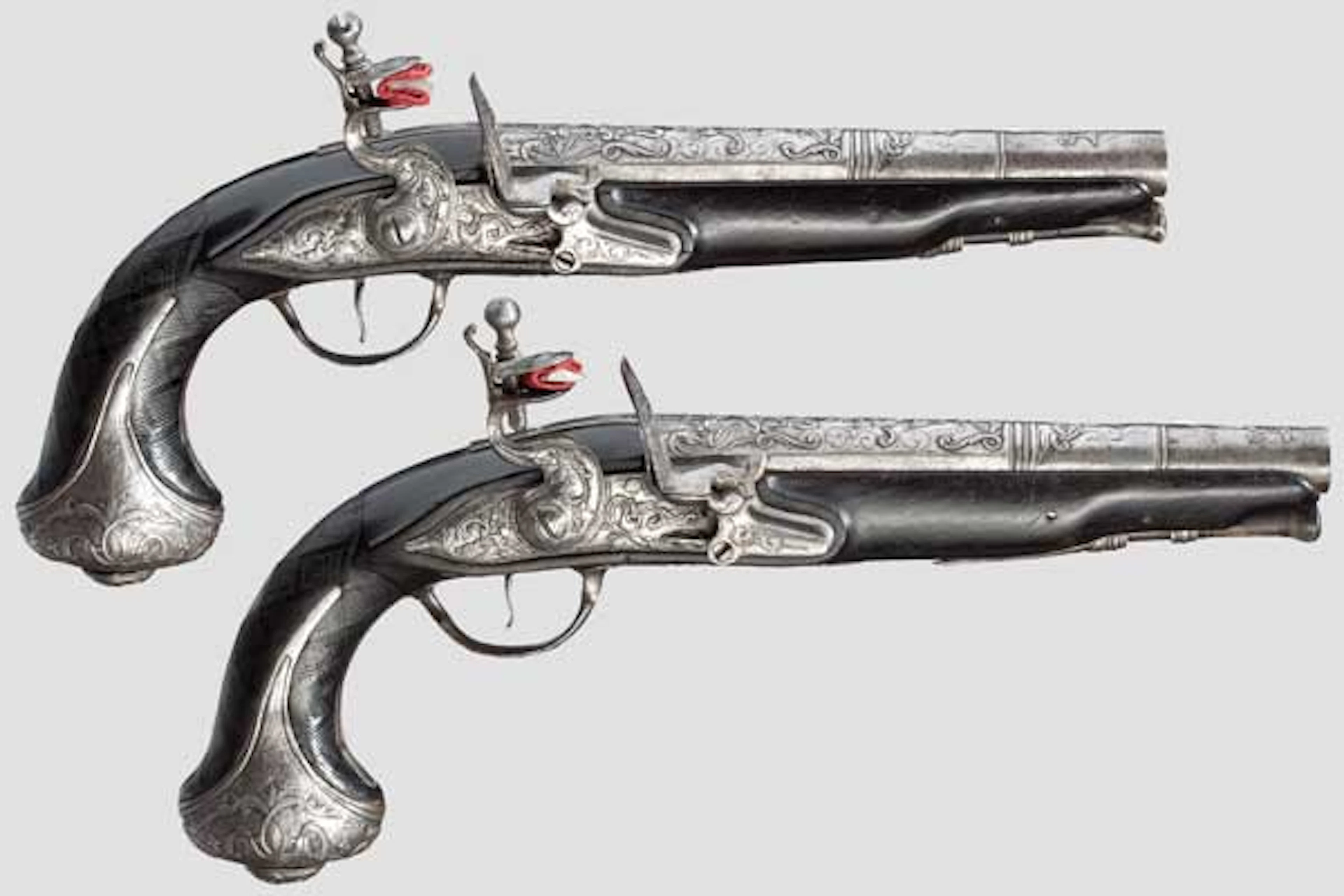 A fine pair of flintlock pistols