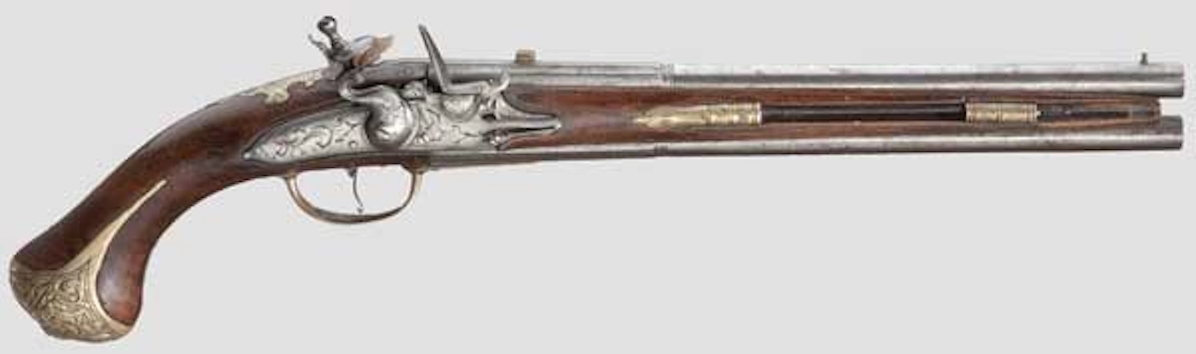 A German over-and-under pistol