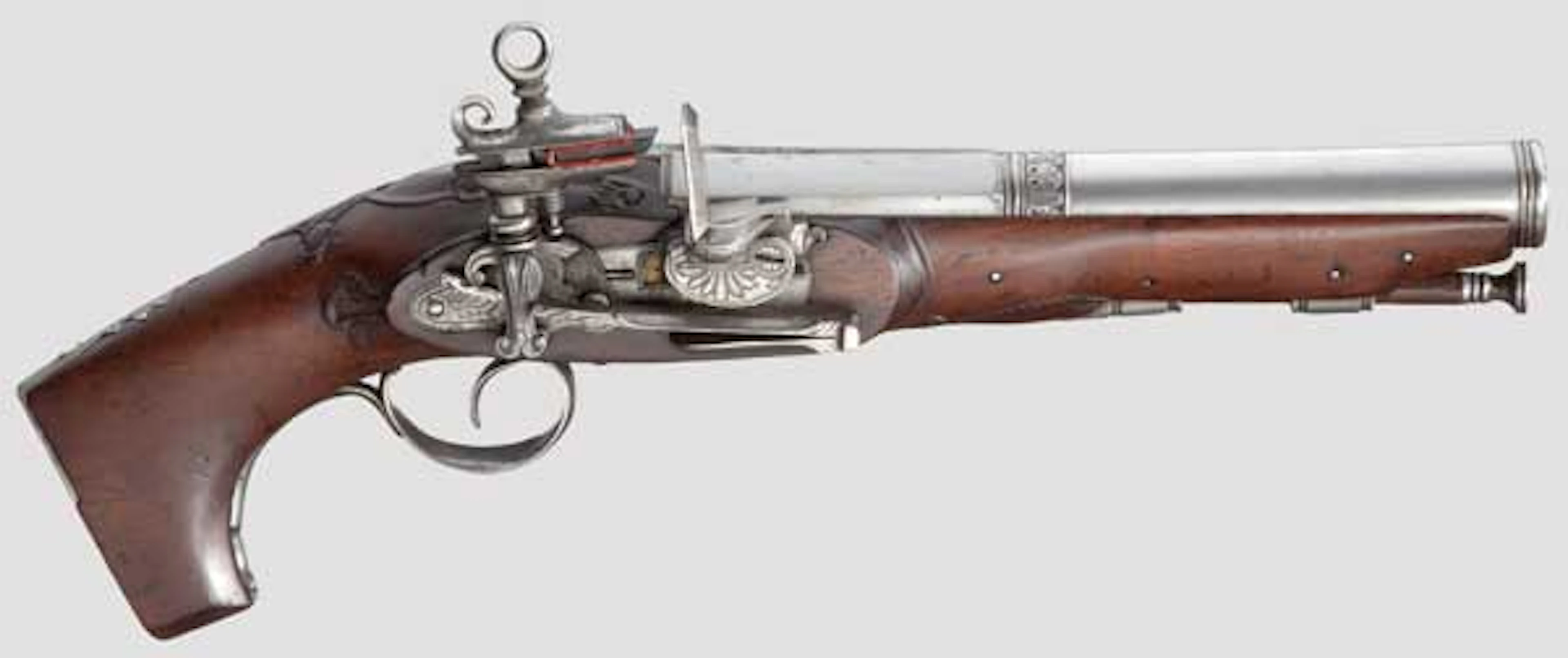 A Spanish miquelet-lock pistol