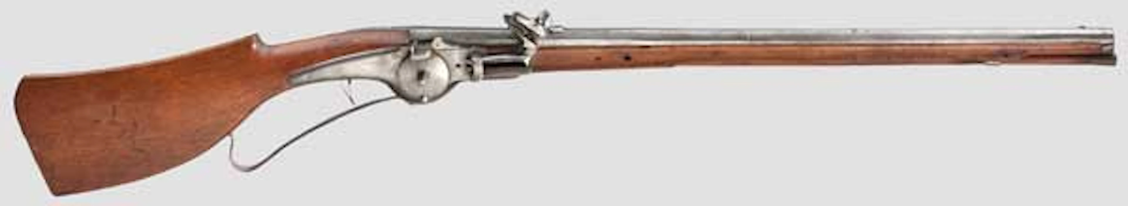 A paddle butt carbine
