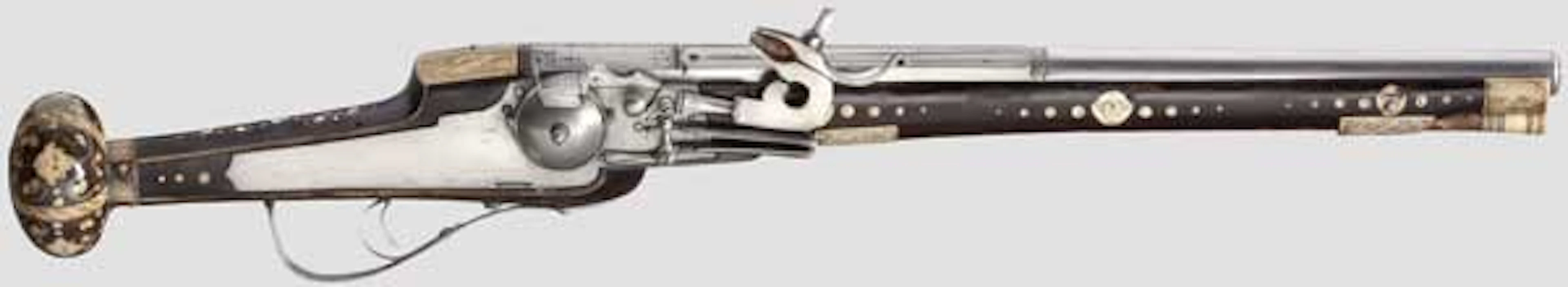 A long wheellock pistol