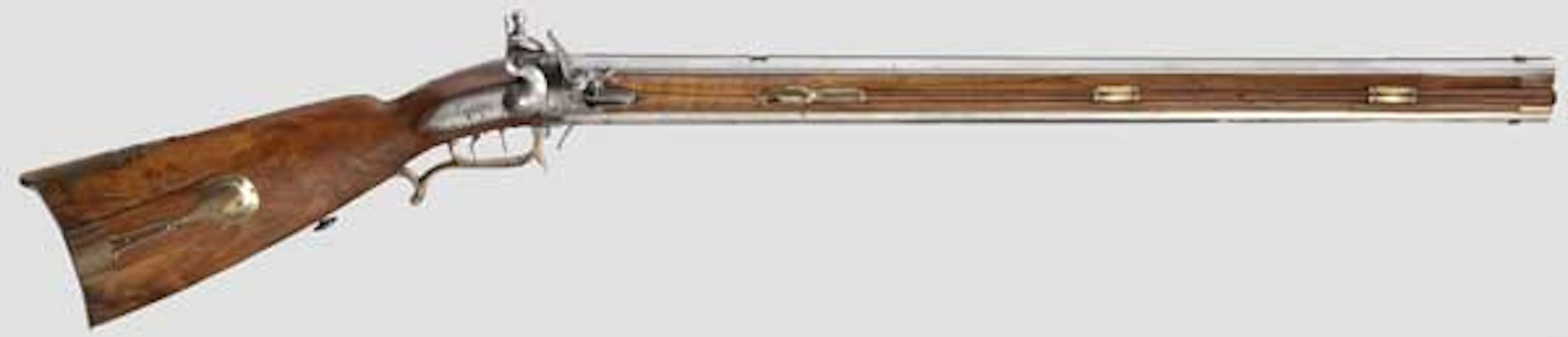 A German flintlock wender rifle