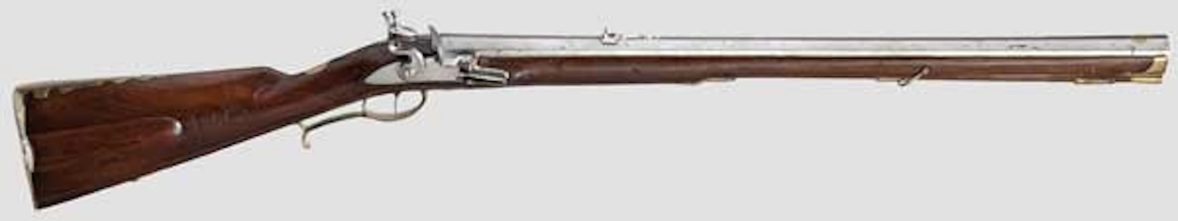 An Austrian flintlock rifle