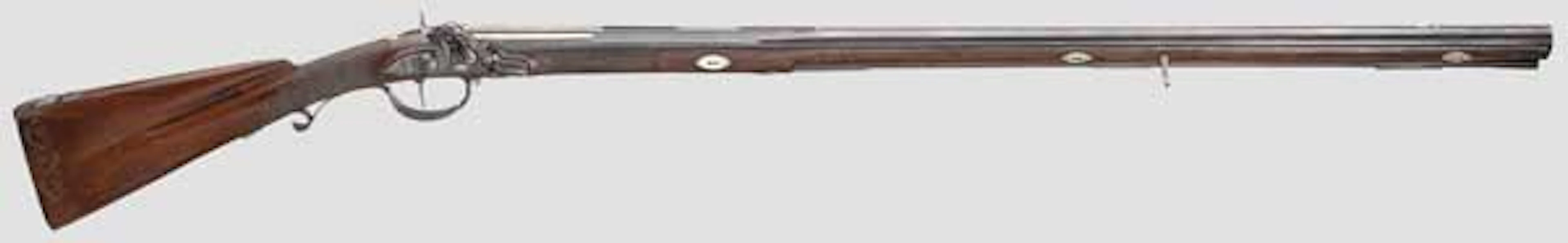 A German silver-decorated percussion shotgun