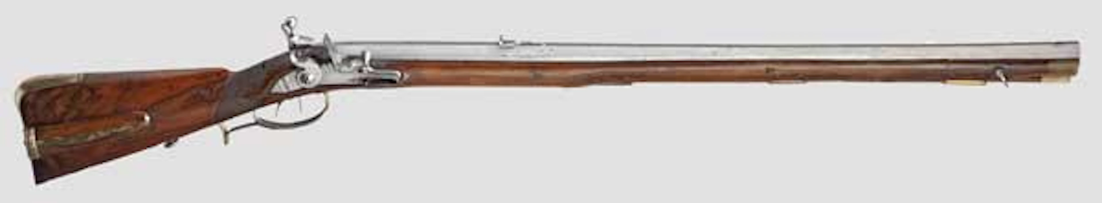 A South German flintlock rifle