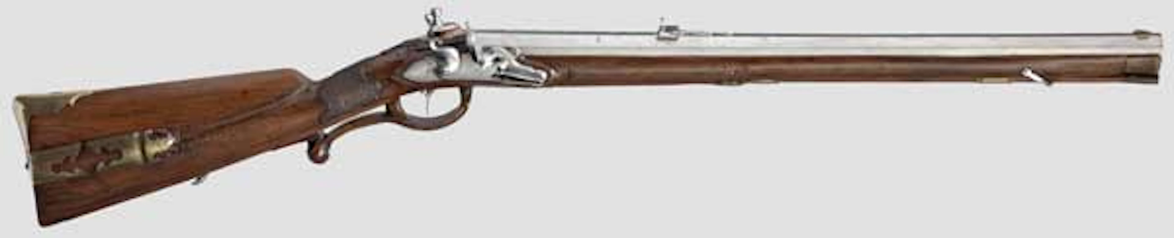 A South German flintlock rifle