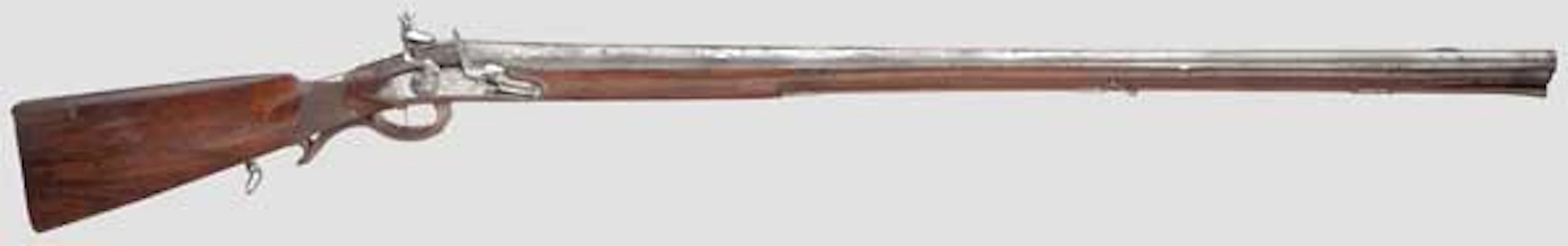 An Austrian flintlock rifle