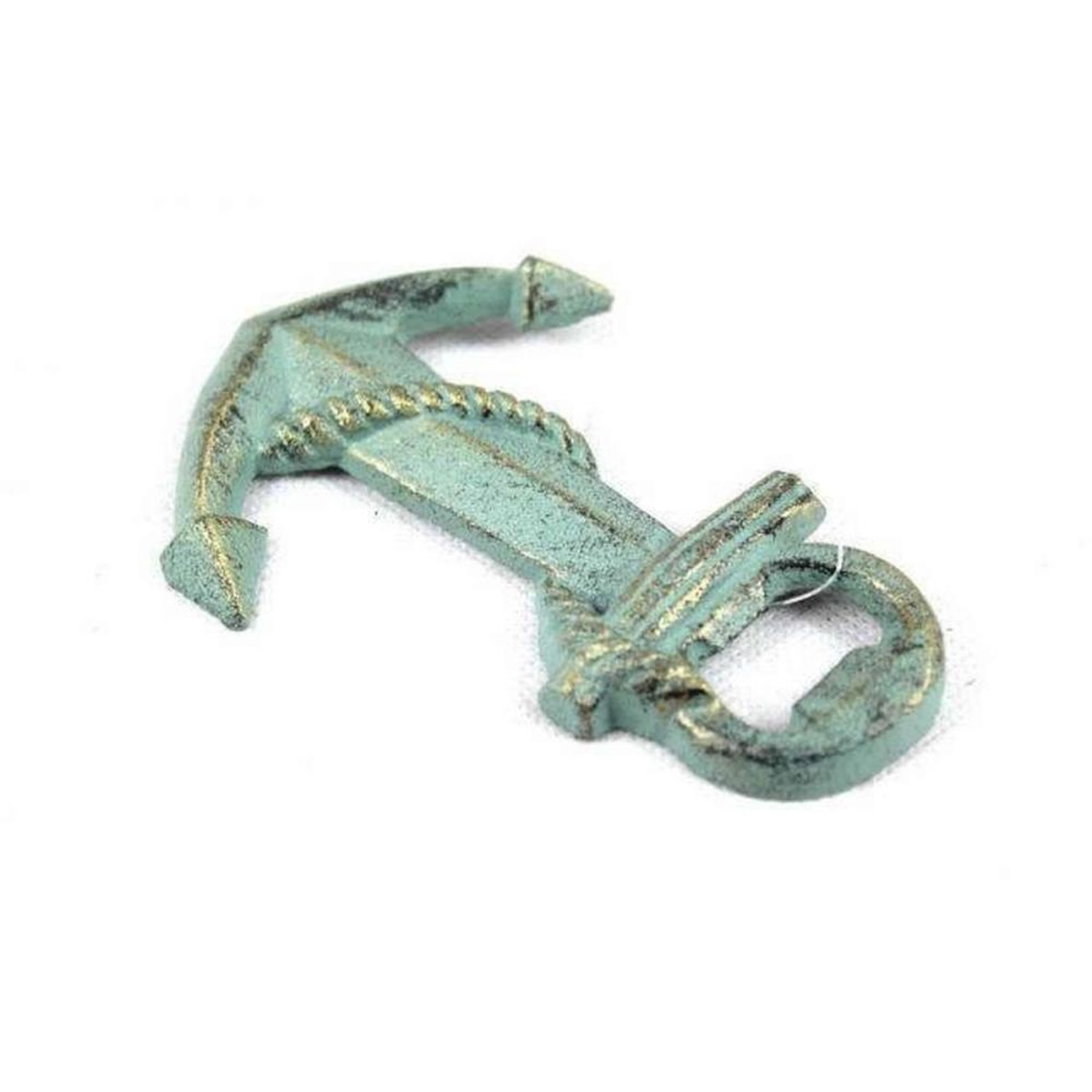 Antique Bronze Cast Iron Anchor Bottle Opener 5in.