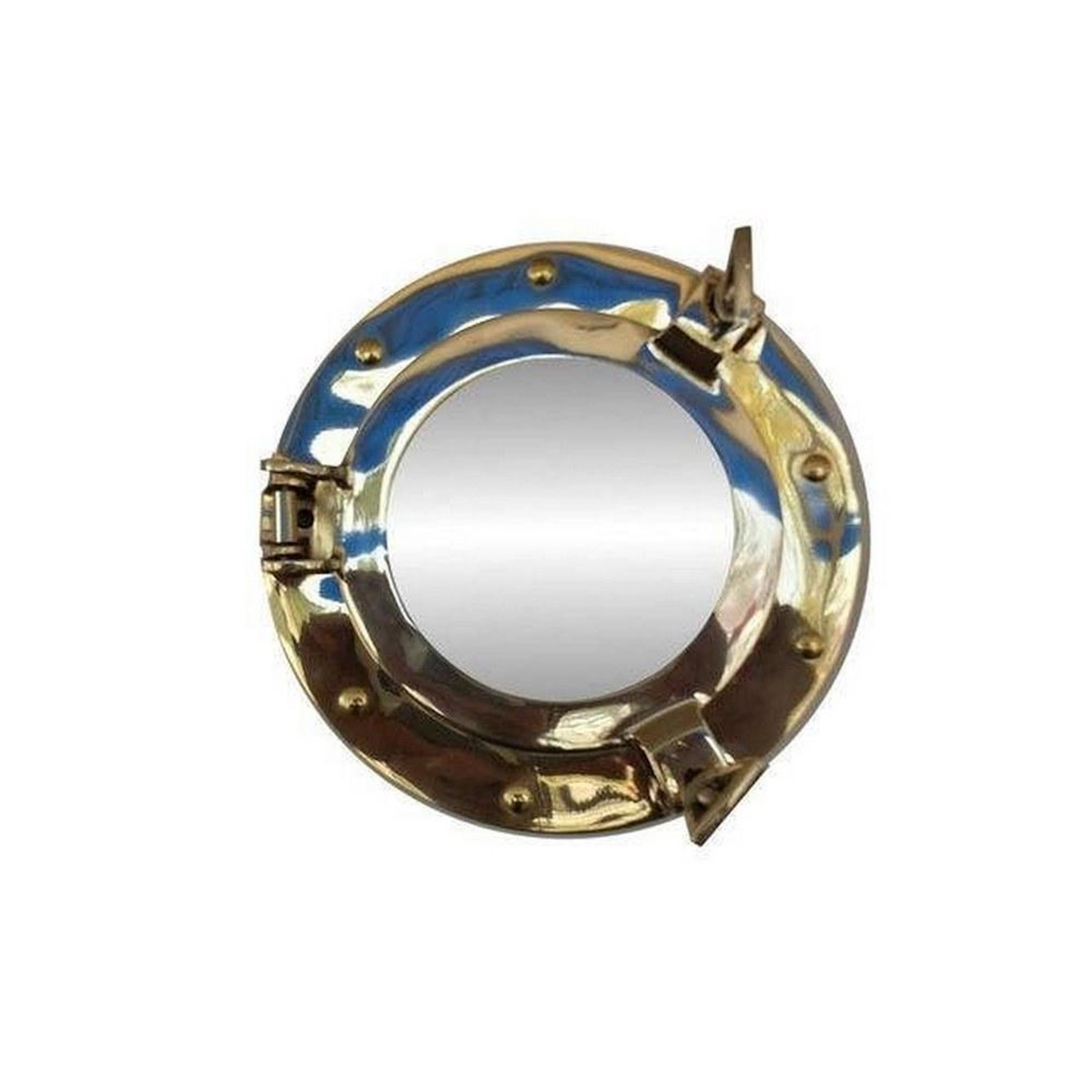 Brass Decorative Ship Porthole Mirror 8in.