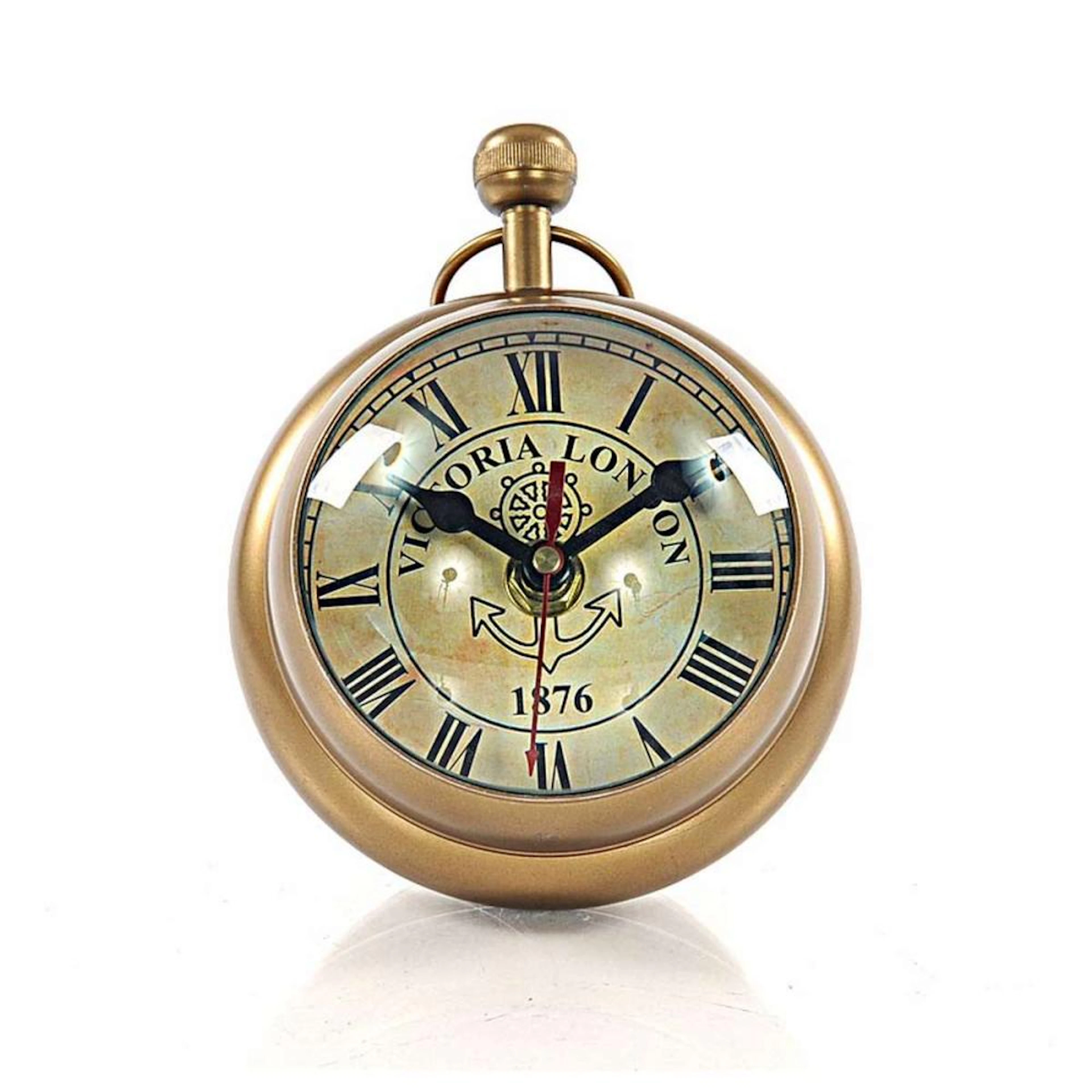 ALUM PAPER WT. CLOCK BA FINISH