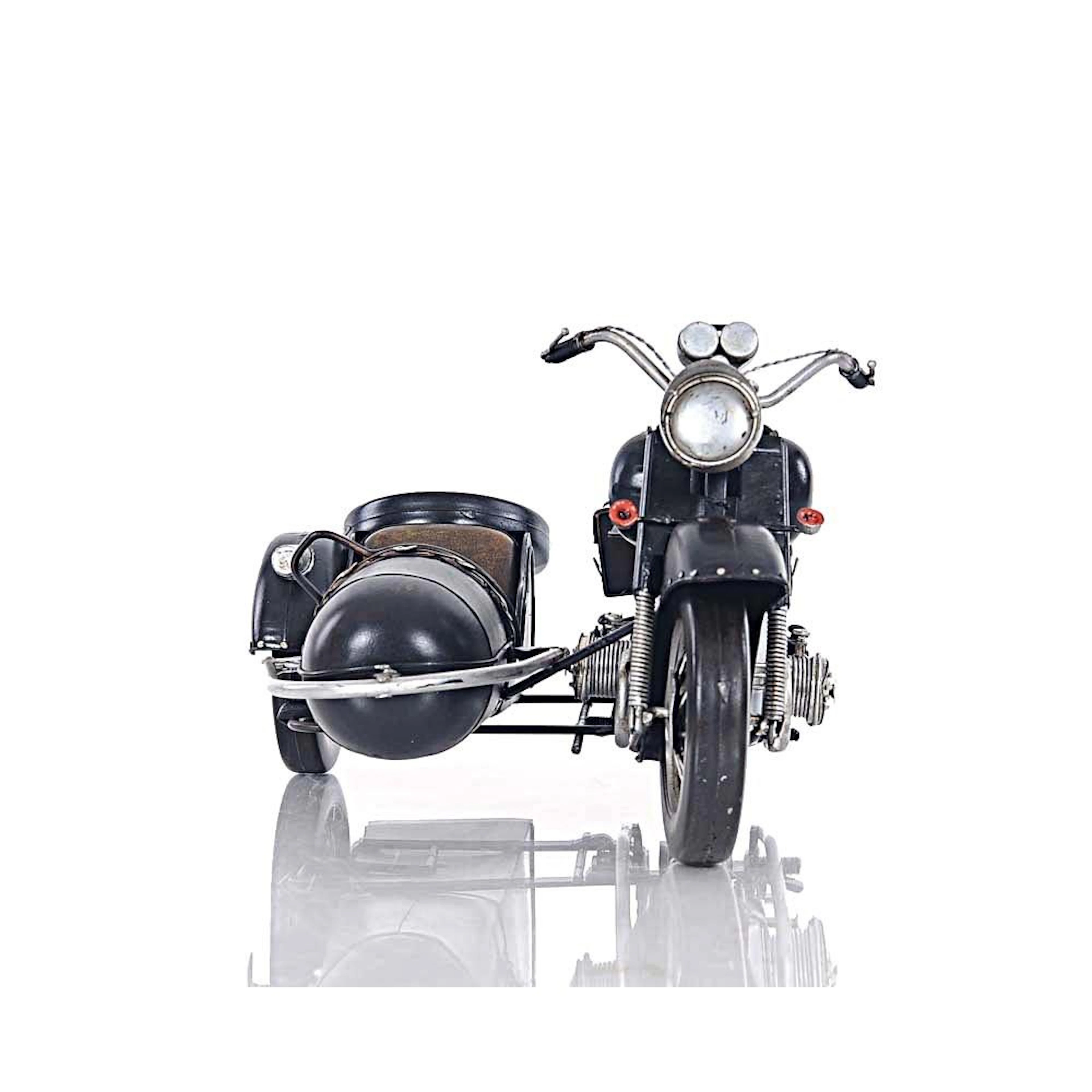 Black Vintage Motorcycle
