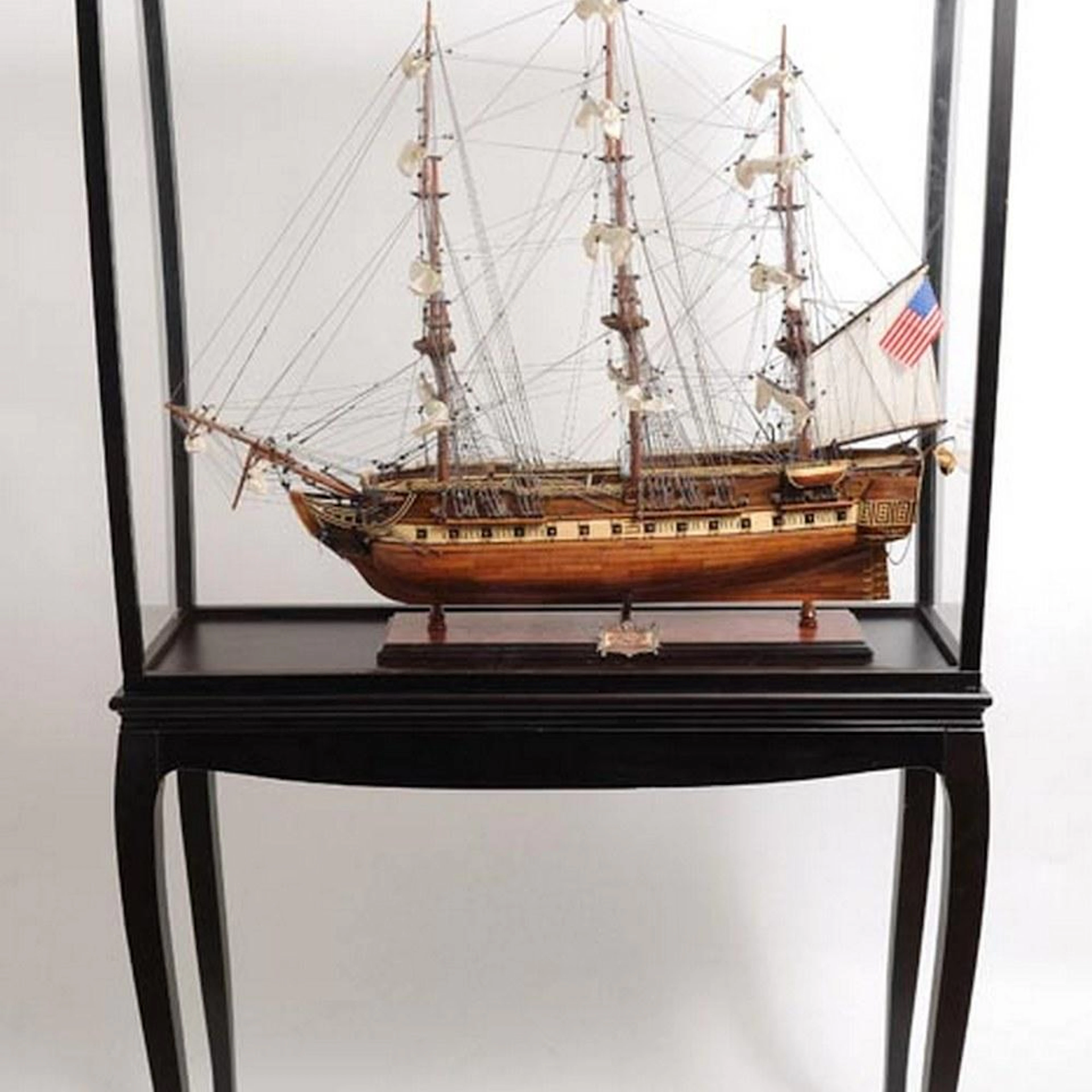 Display Case Dark Mahogany color with Legs