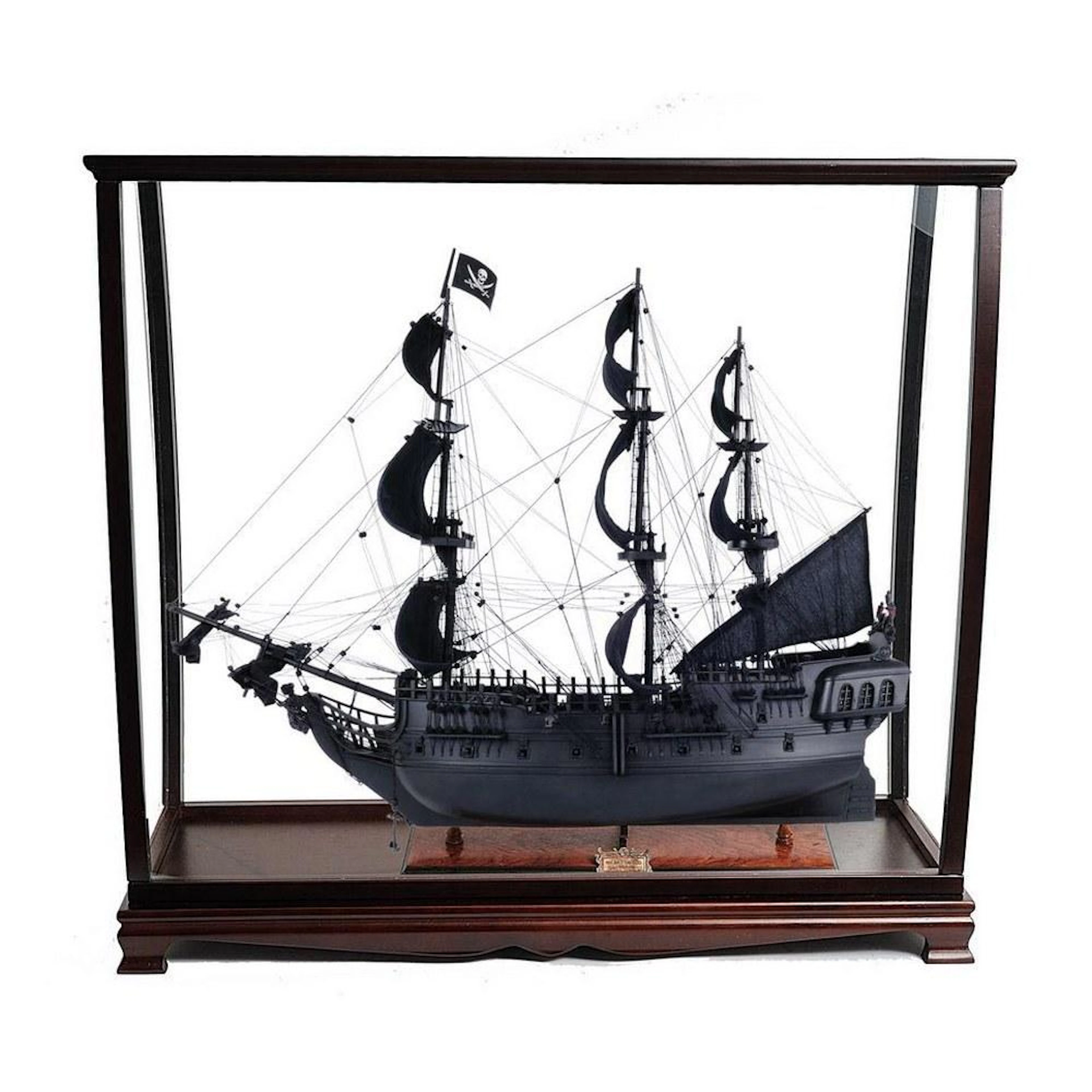 Black Pearl Large With Table Top Display Case