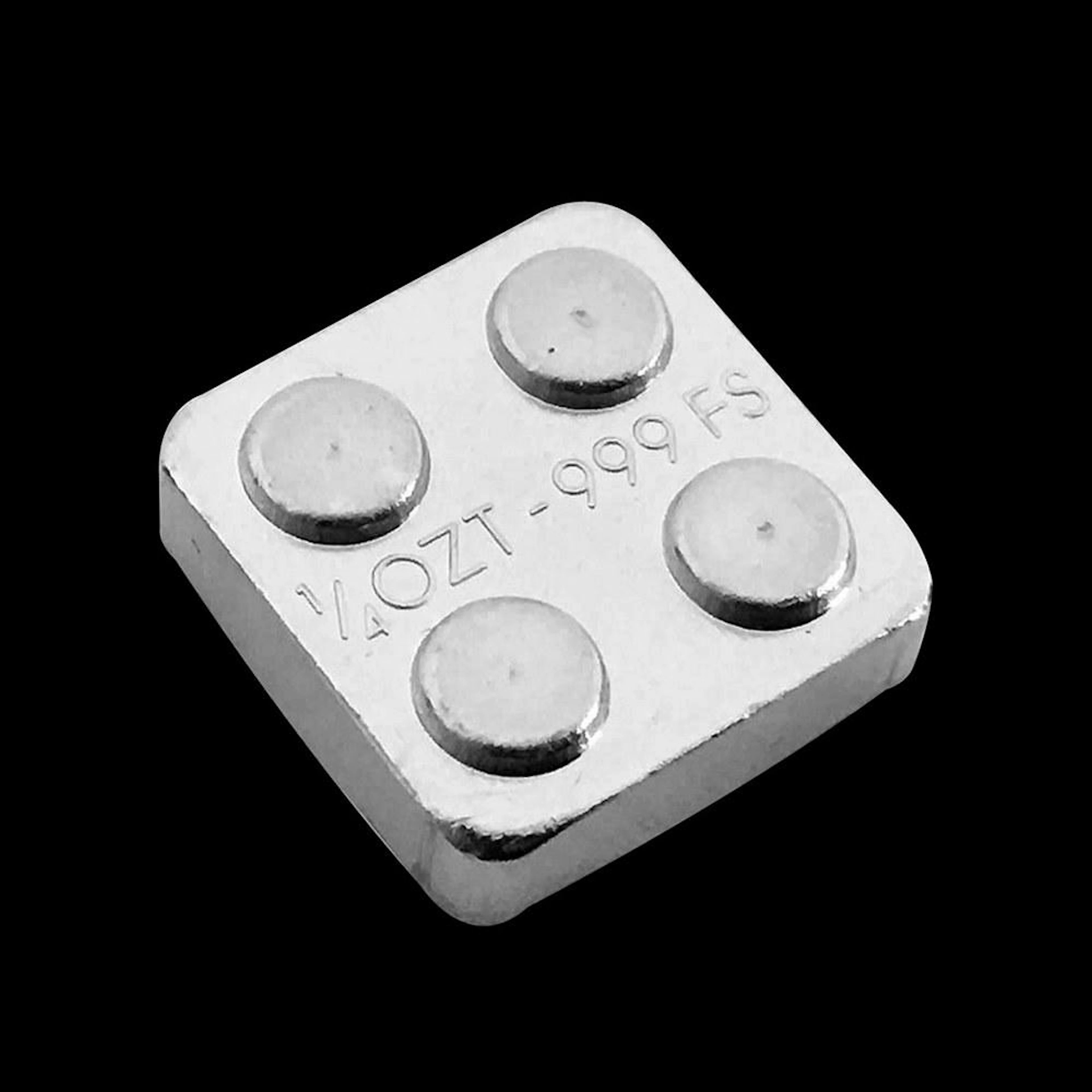 1/4 oz Fine Silver - Monarch Building Block Bar - Quart
