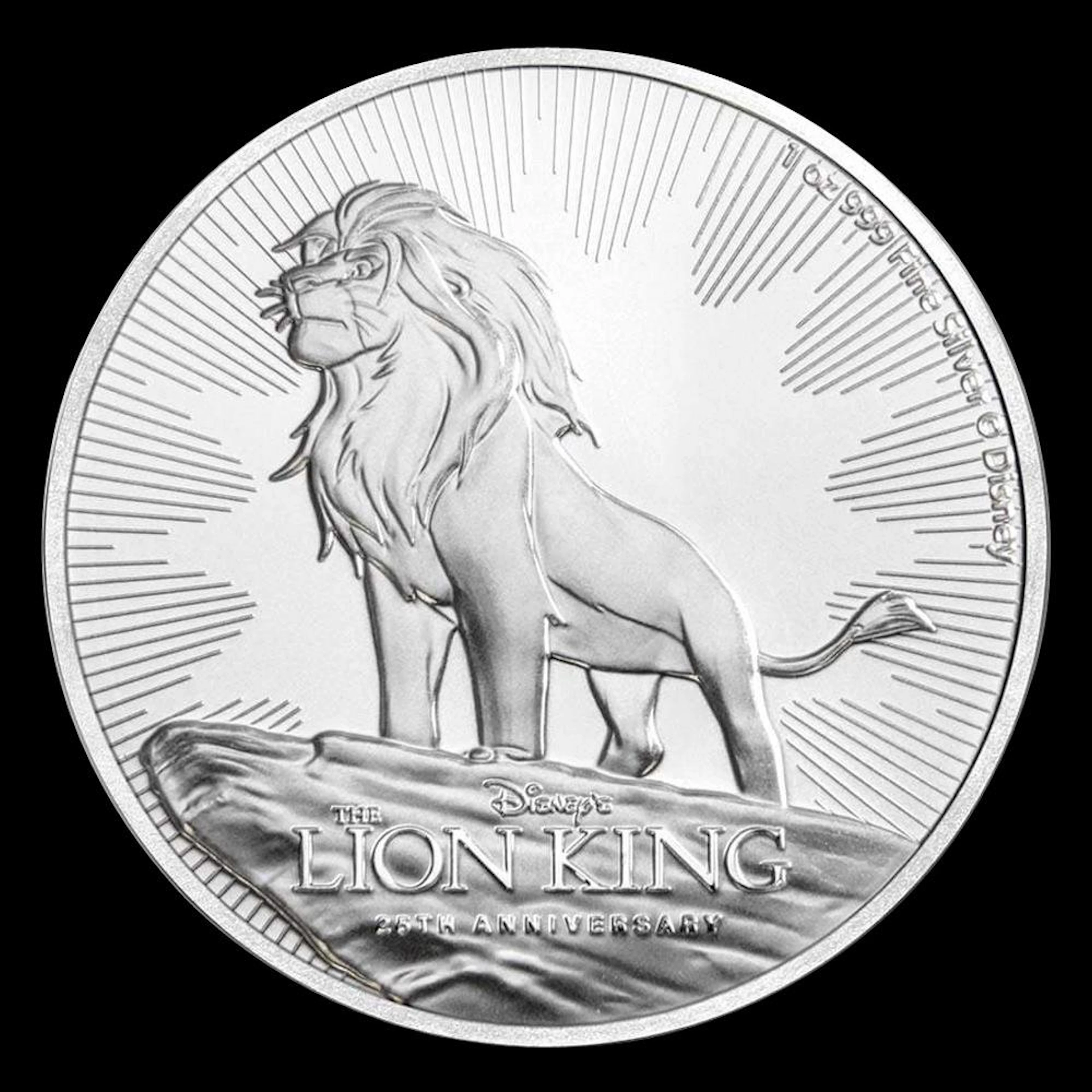 2019 Niue 1 oz Silver Disney Lion King 25th Anniversary