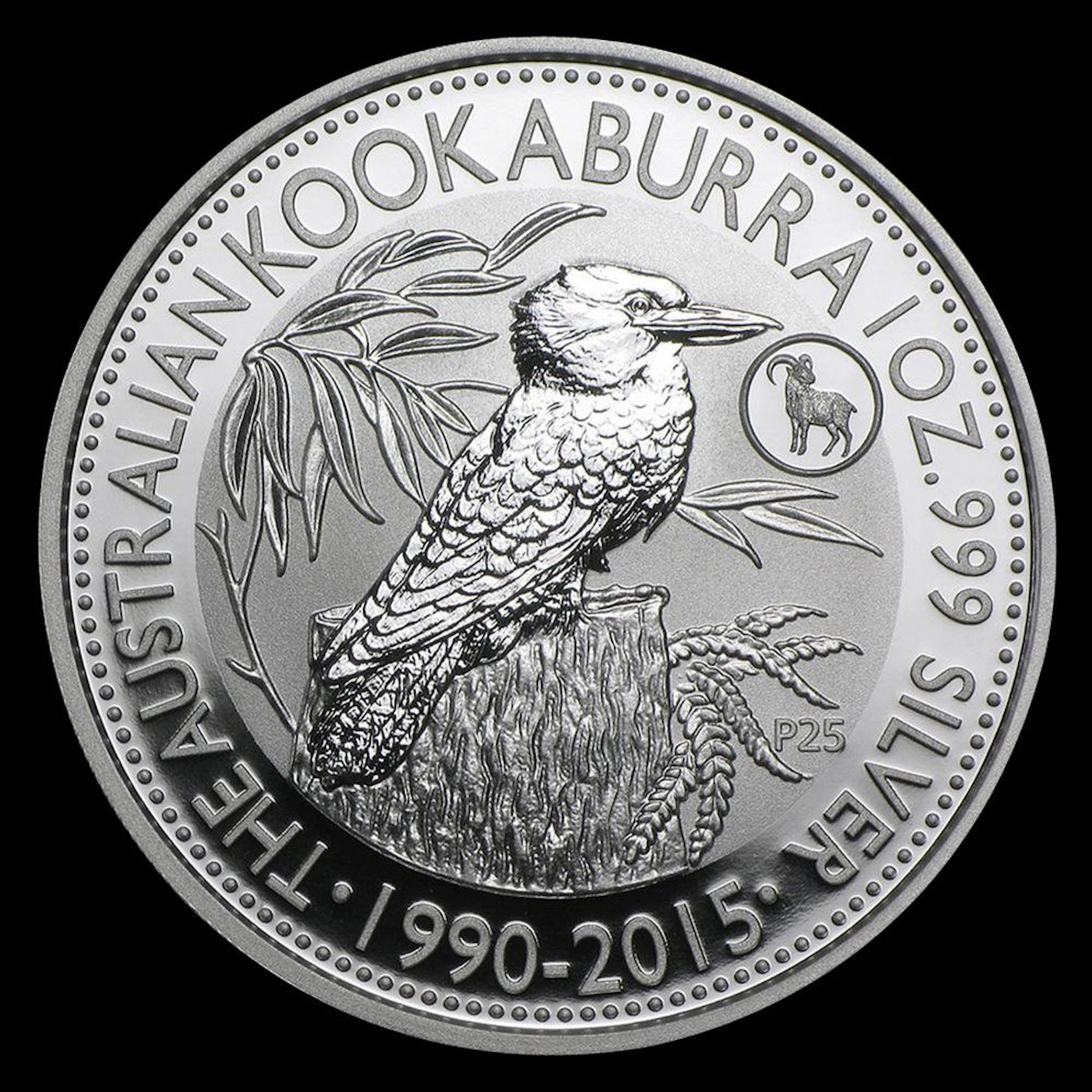 Australian Kookaburra 1 oz. Silver 2015 (Goat Privy)