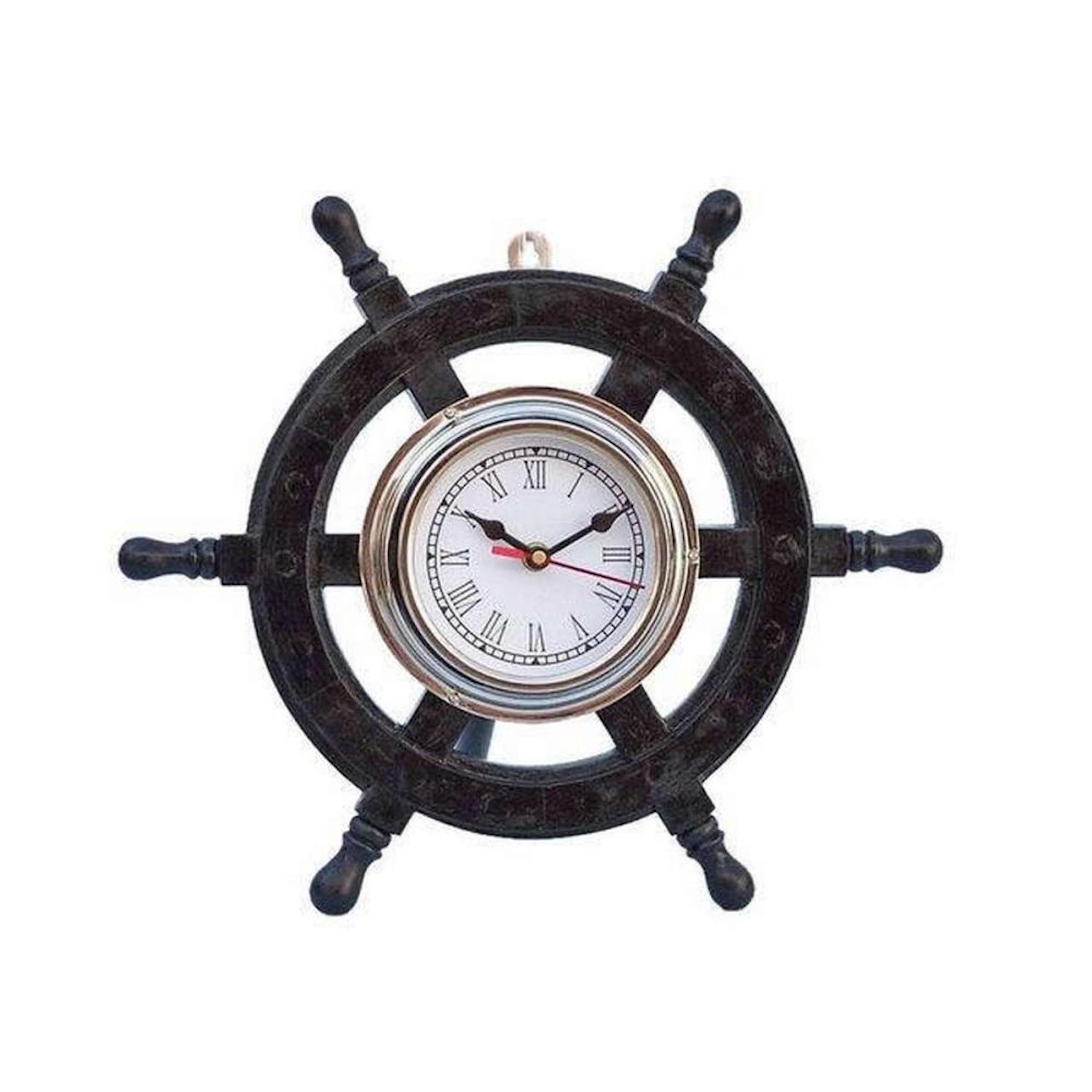 Nautical Ship Wheel Clock