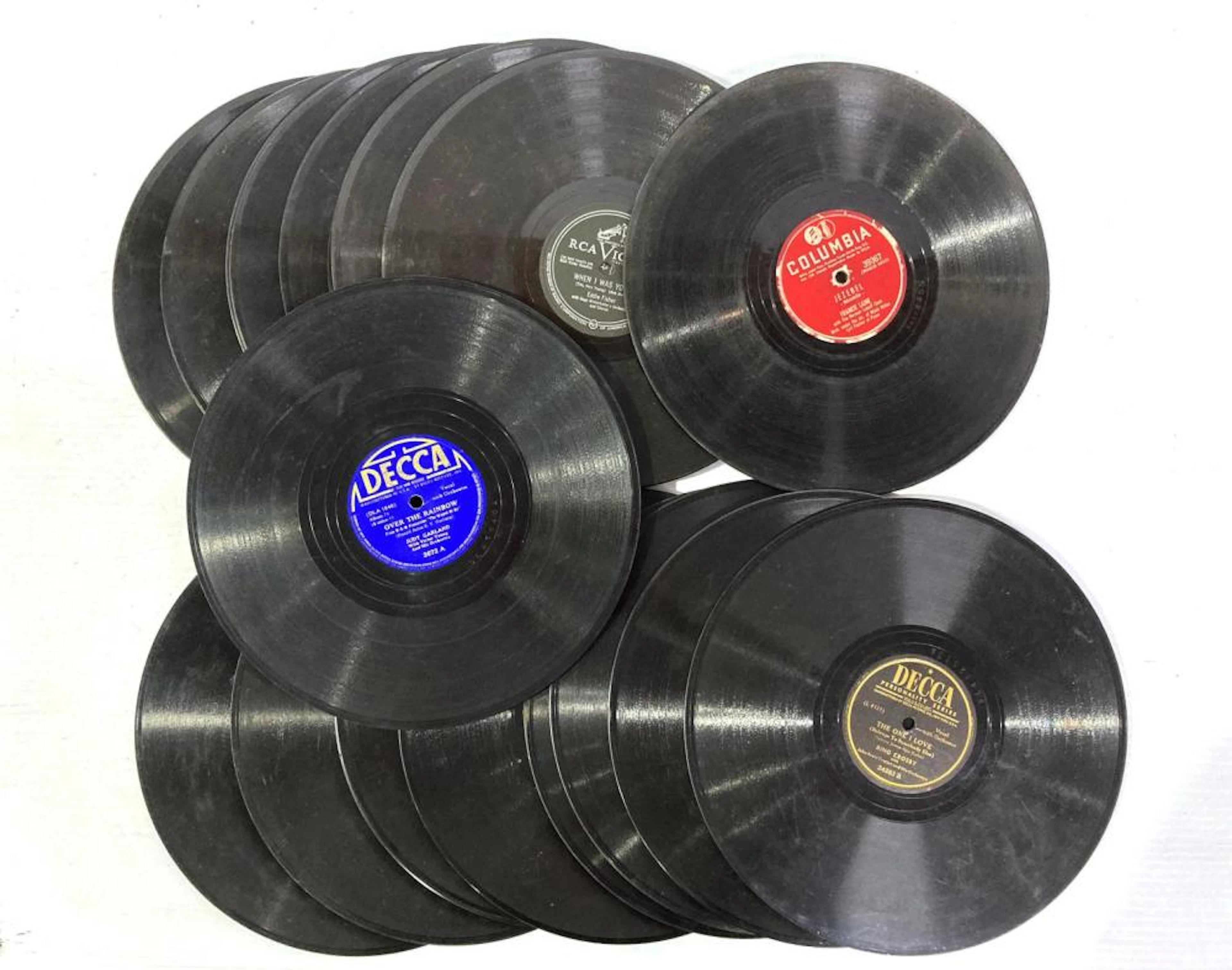 (19) 78 RPM records