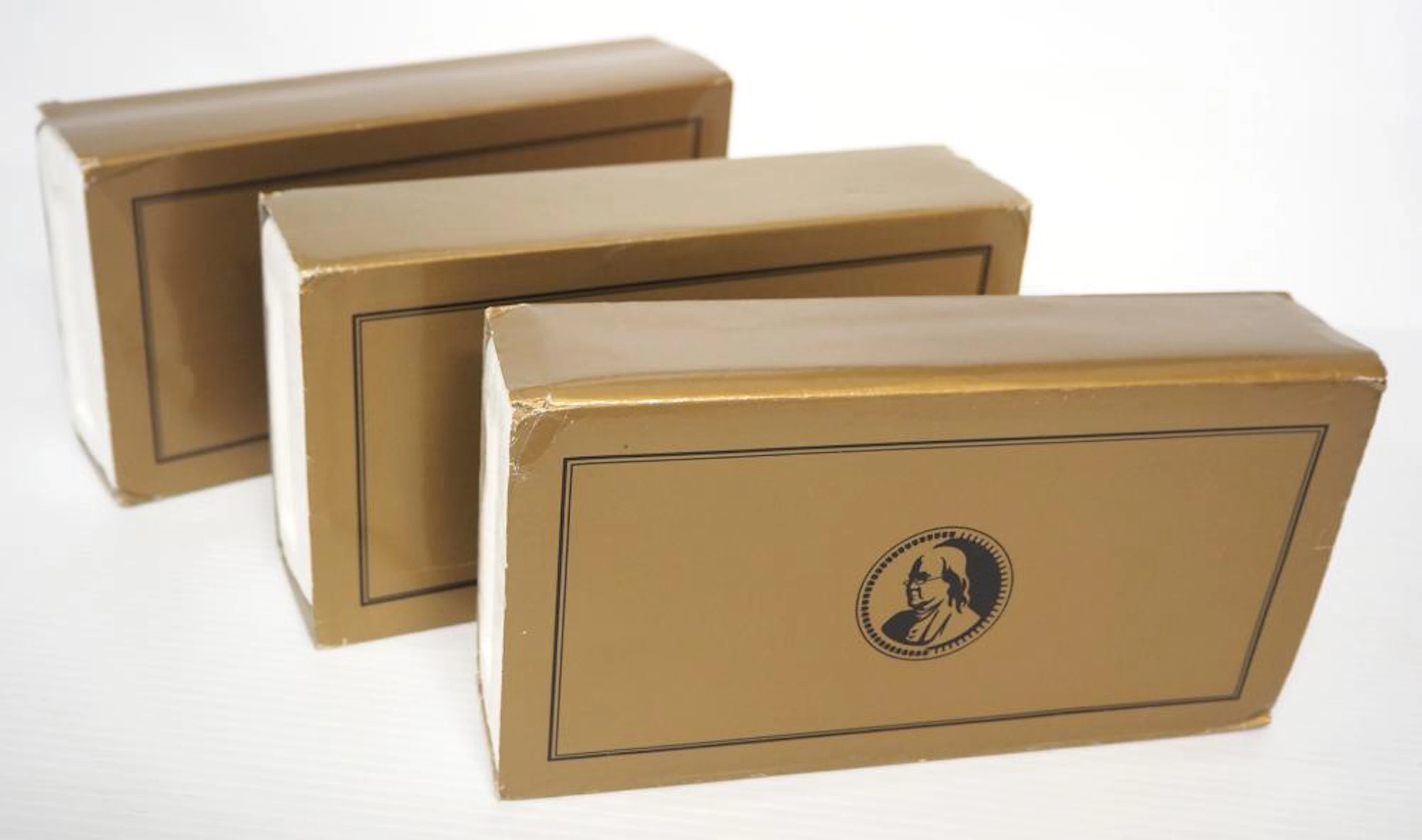 (3) Franklin Mint John Deere Pocket Knives