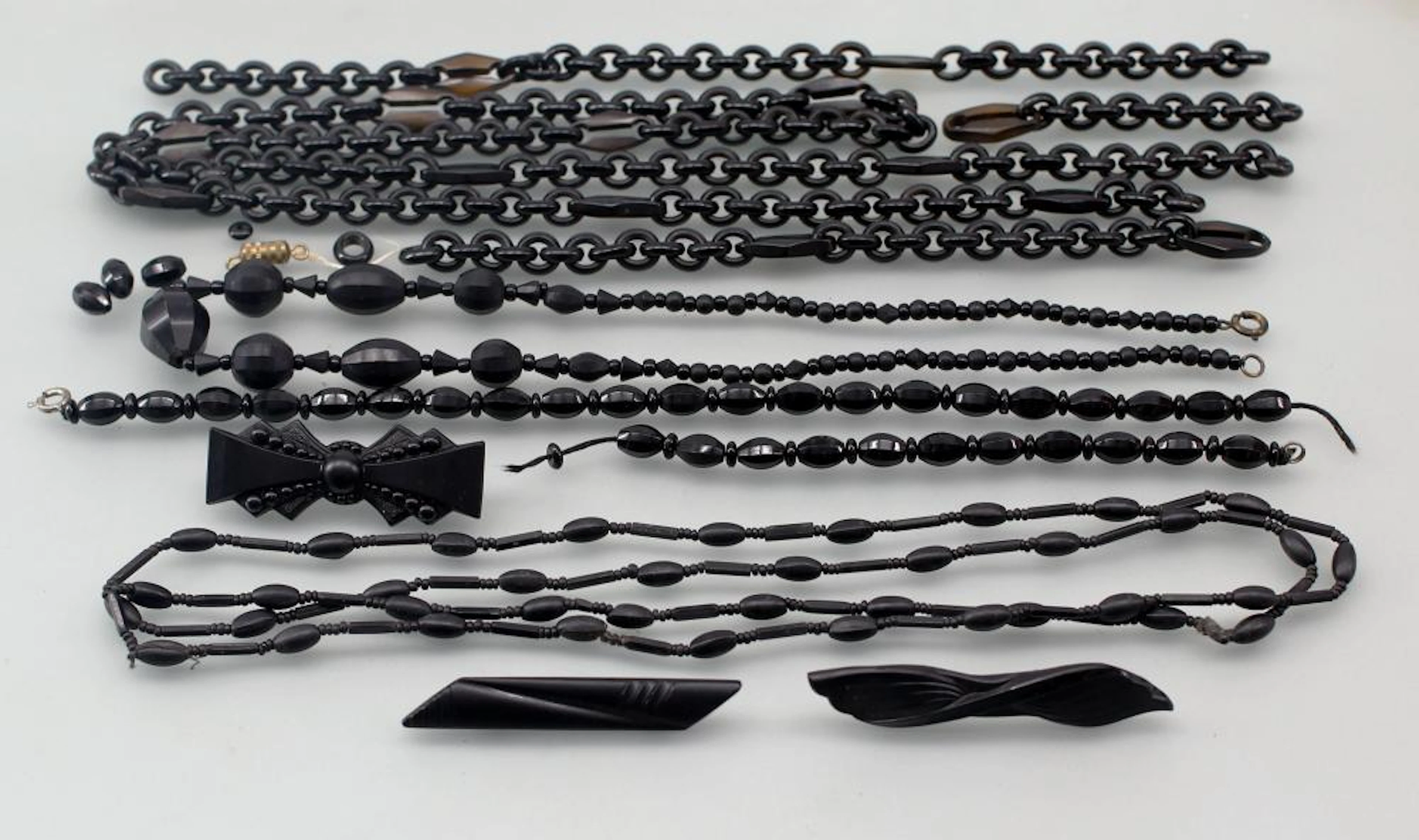 Konvolut Trauerschmuck