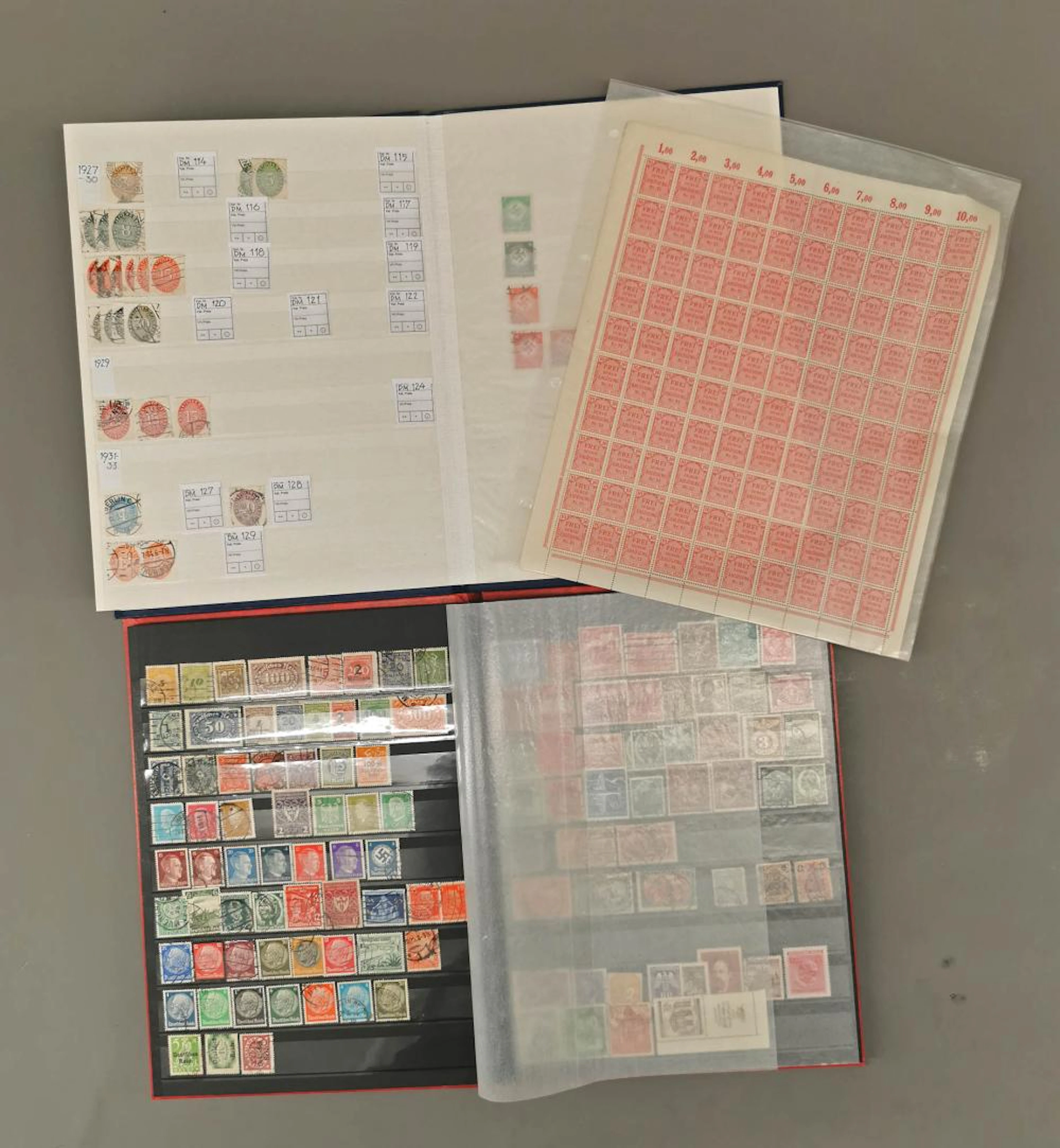 2 Briefmarken-Alben Deutsches Reich
