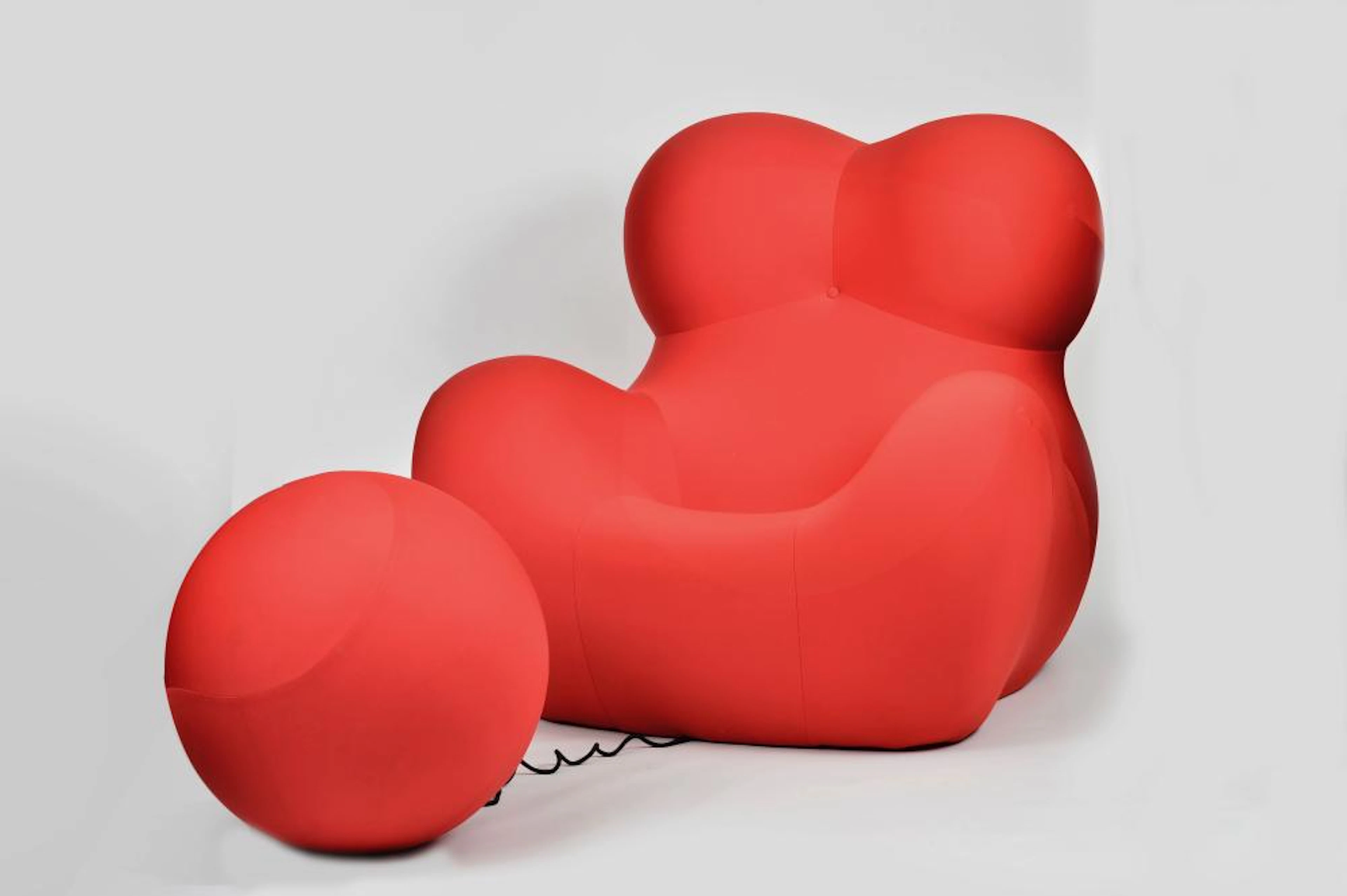 UP5 armchair with its UP6 footstool, known as "Big Mama", design from 1969