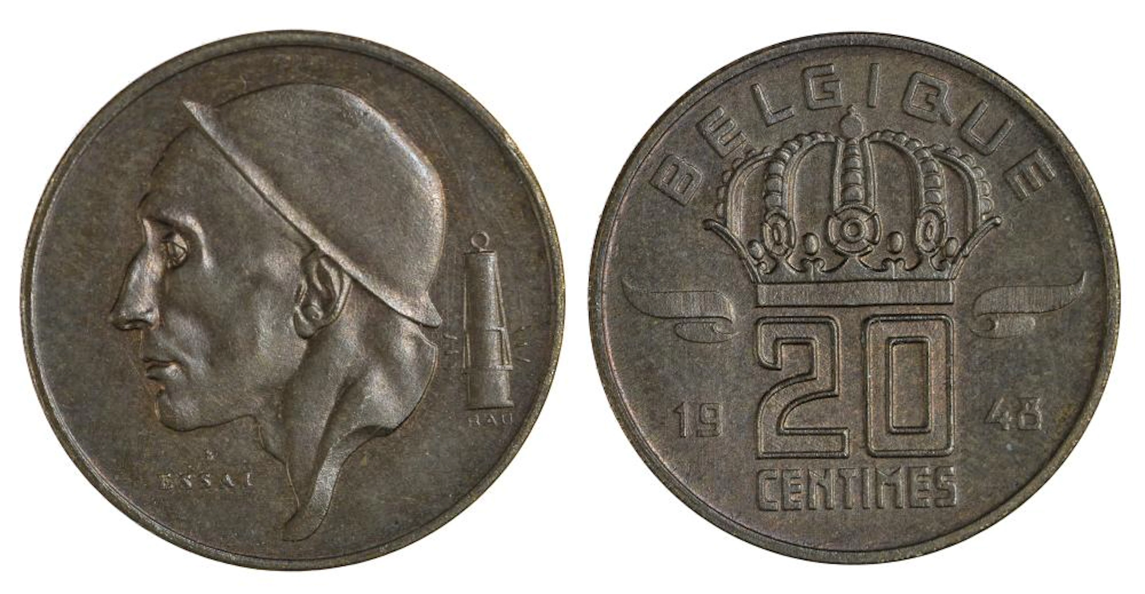 BELGIUM, Regency of prince Charles (1944-1950),
