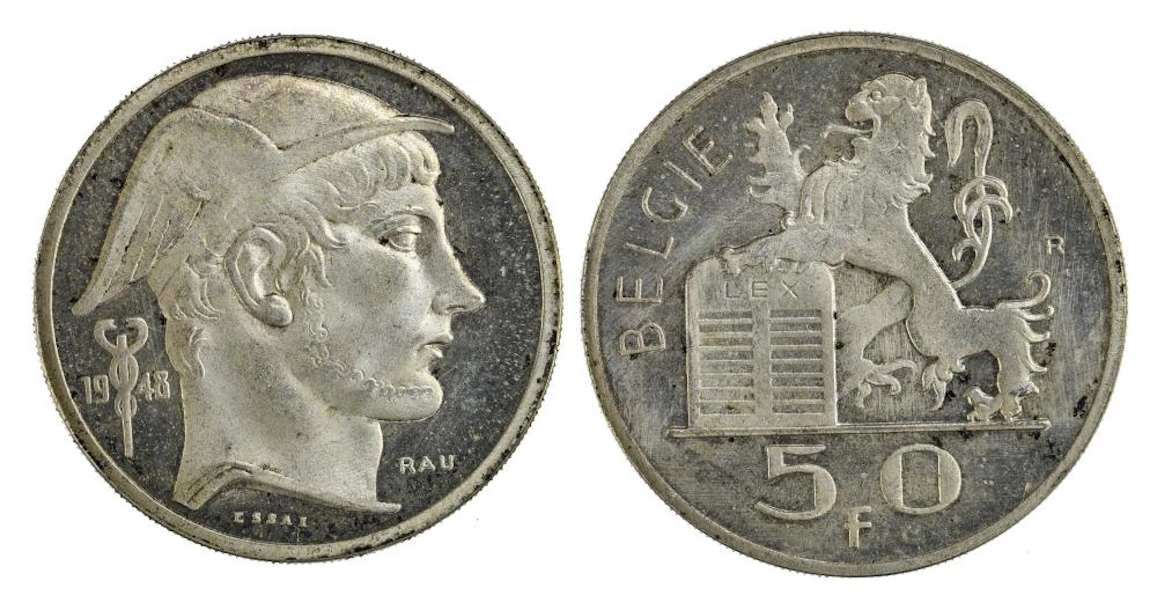 BELGIUM, Regency of prince Charles (1944-1950),