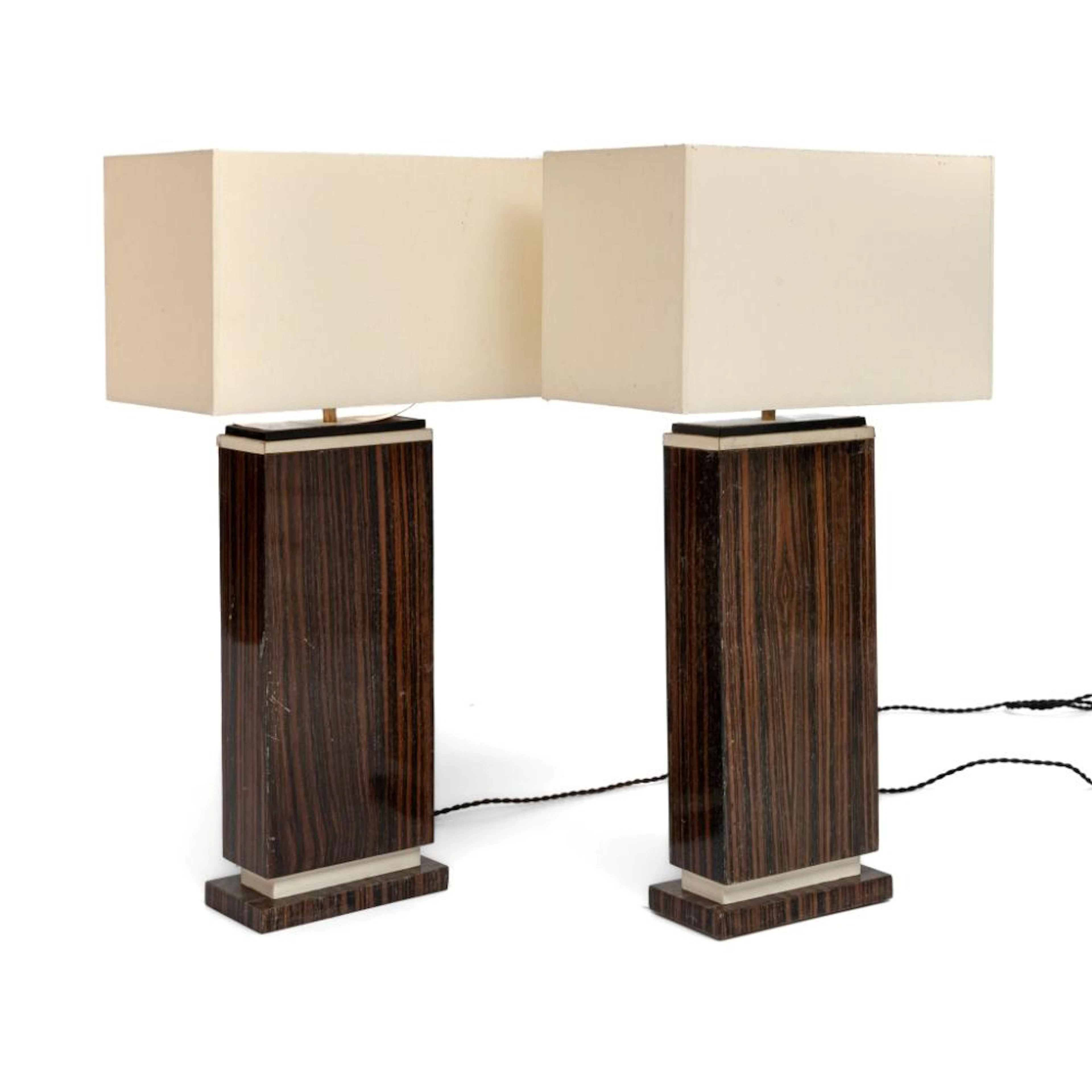 Pair of table lamps