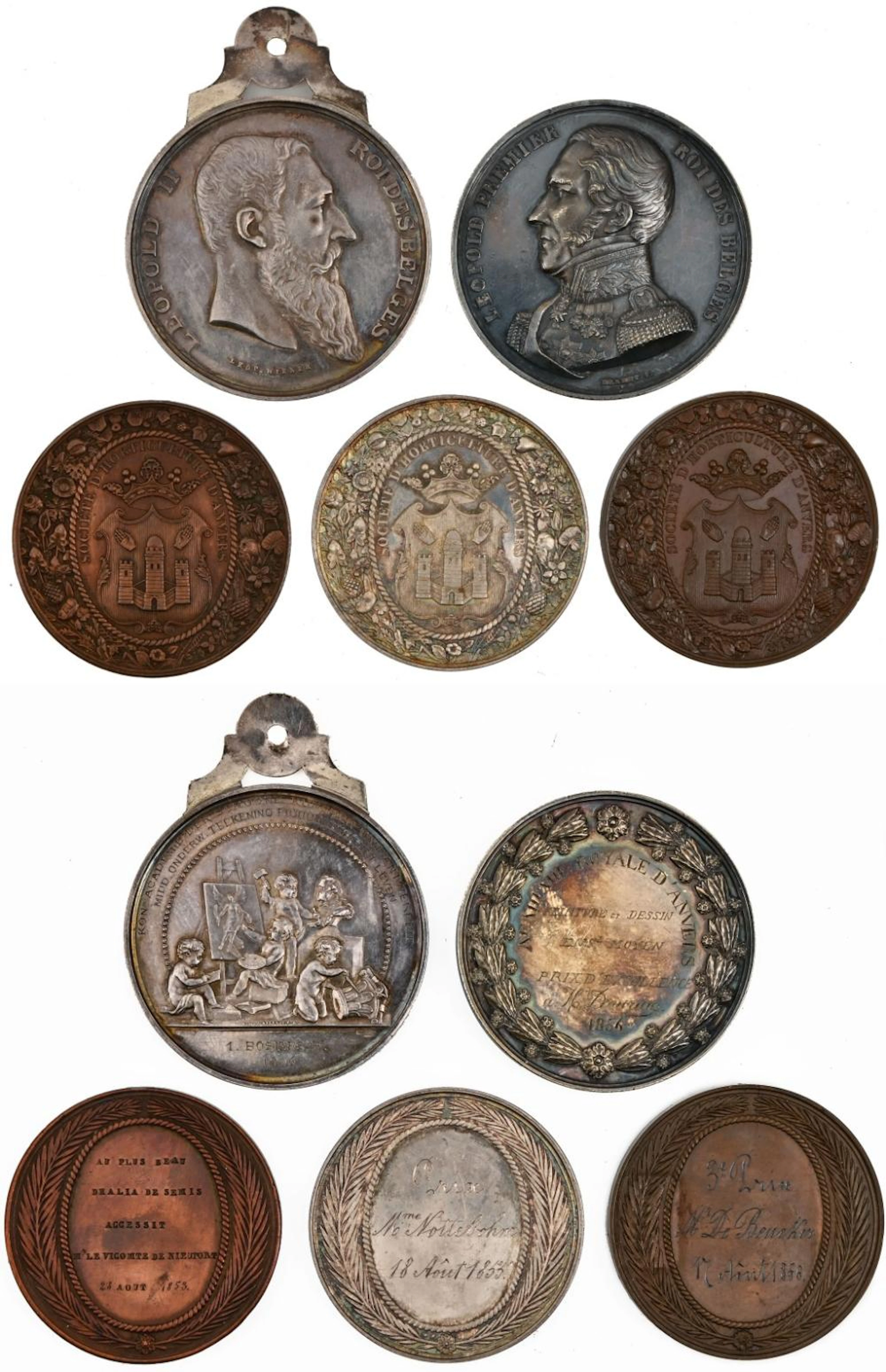 BELGIUM Prize medals in Antwerp