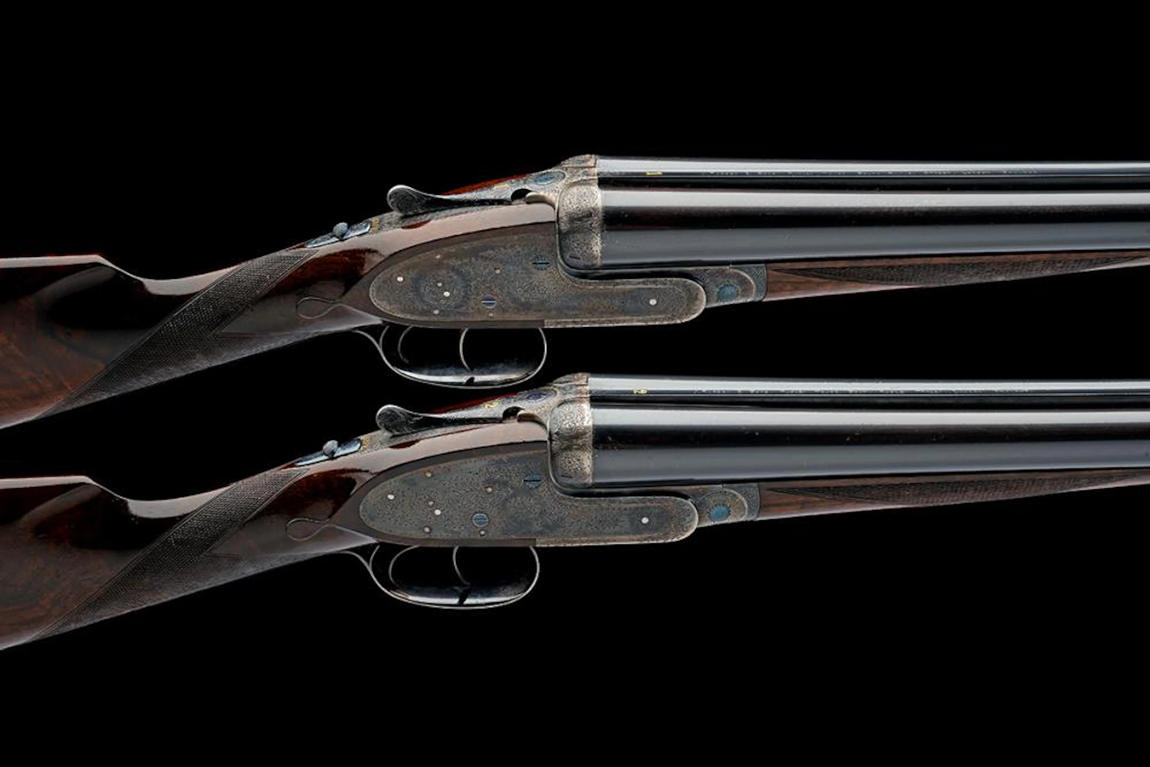 J. PURDEY & SONS A PAIR OF 12-BORE SELF-OPENING SIDELOCK EJECTORS