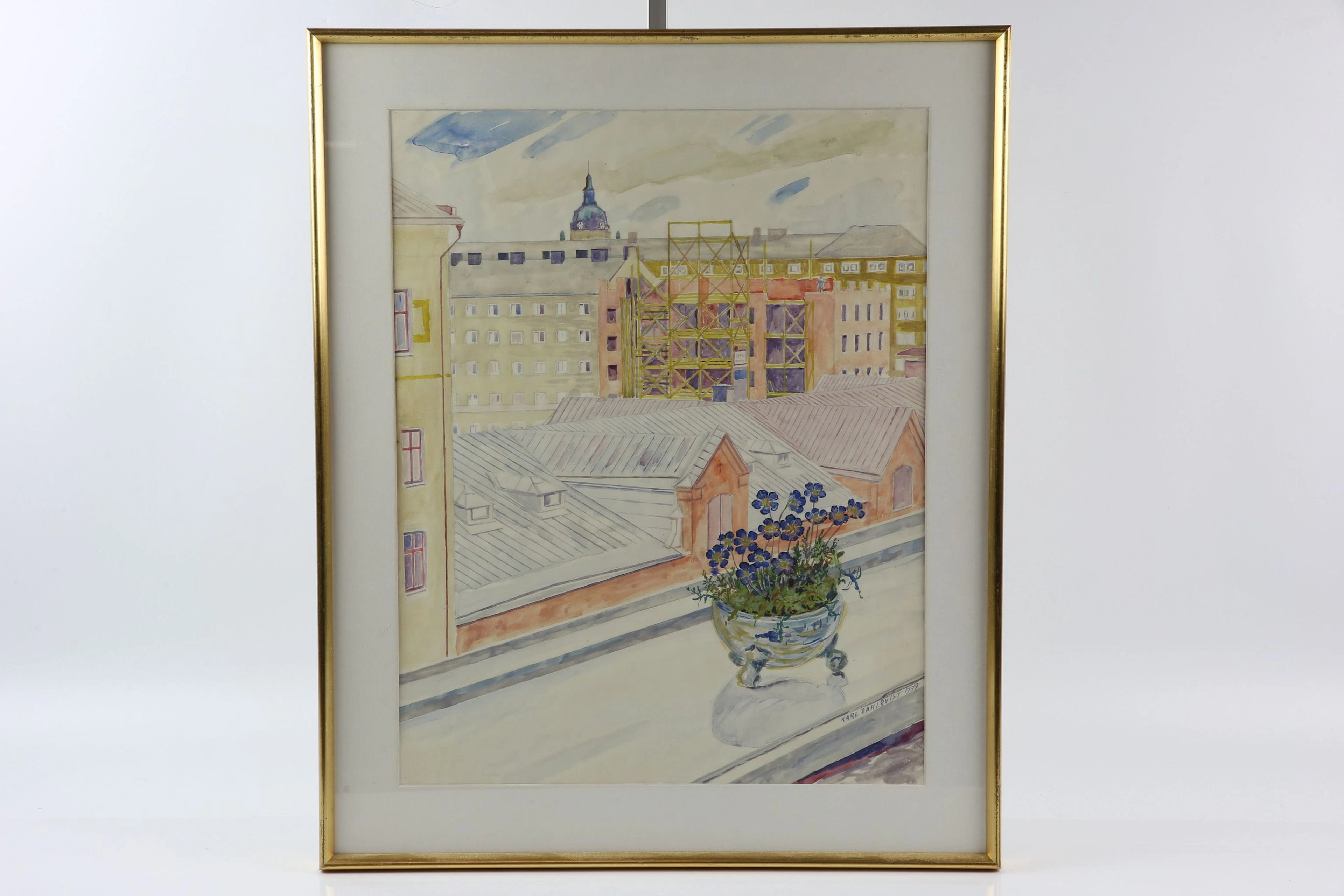KARL DAHLQVIST (1900-1971), blandteknik