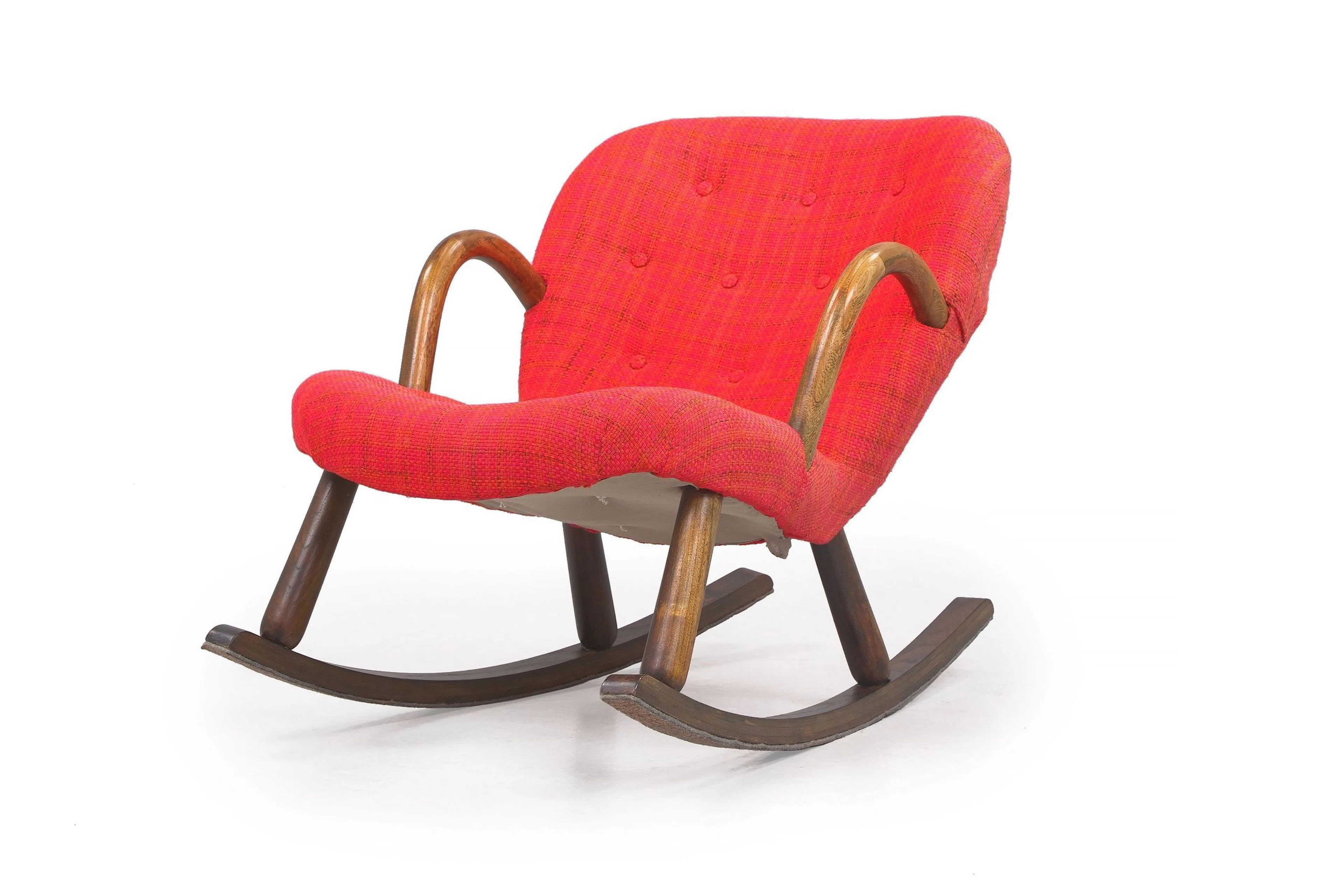 ARNOLD MADSEN, tillskriven, gungstol, "Muslingestolen / Clam Chair"