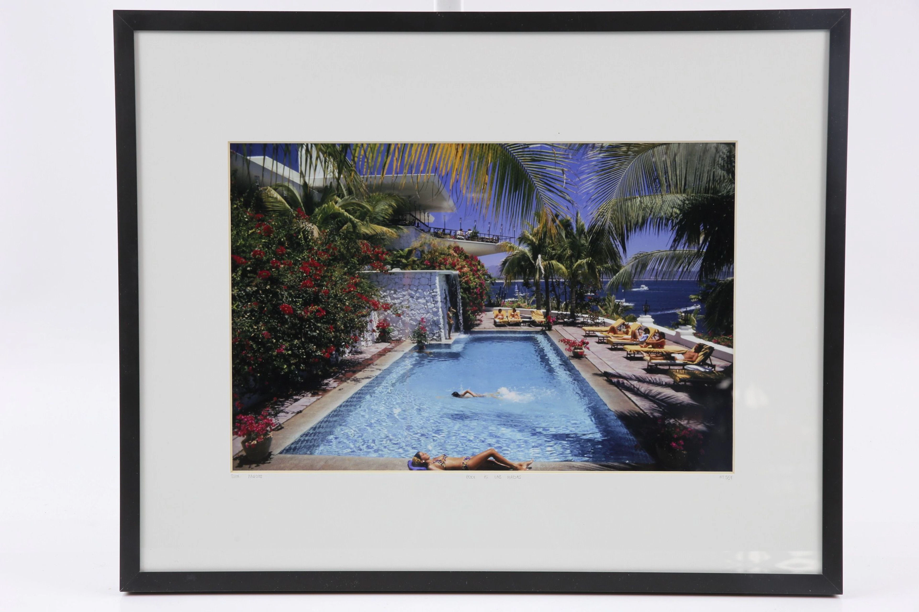 SLIM AARONS (1916-2006), fotografi, "Pool at Las Hadas"
