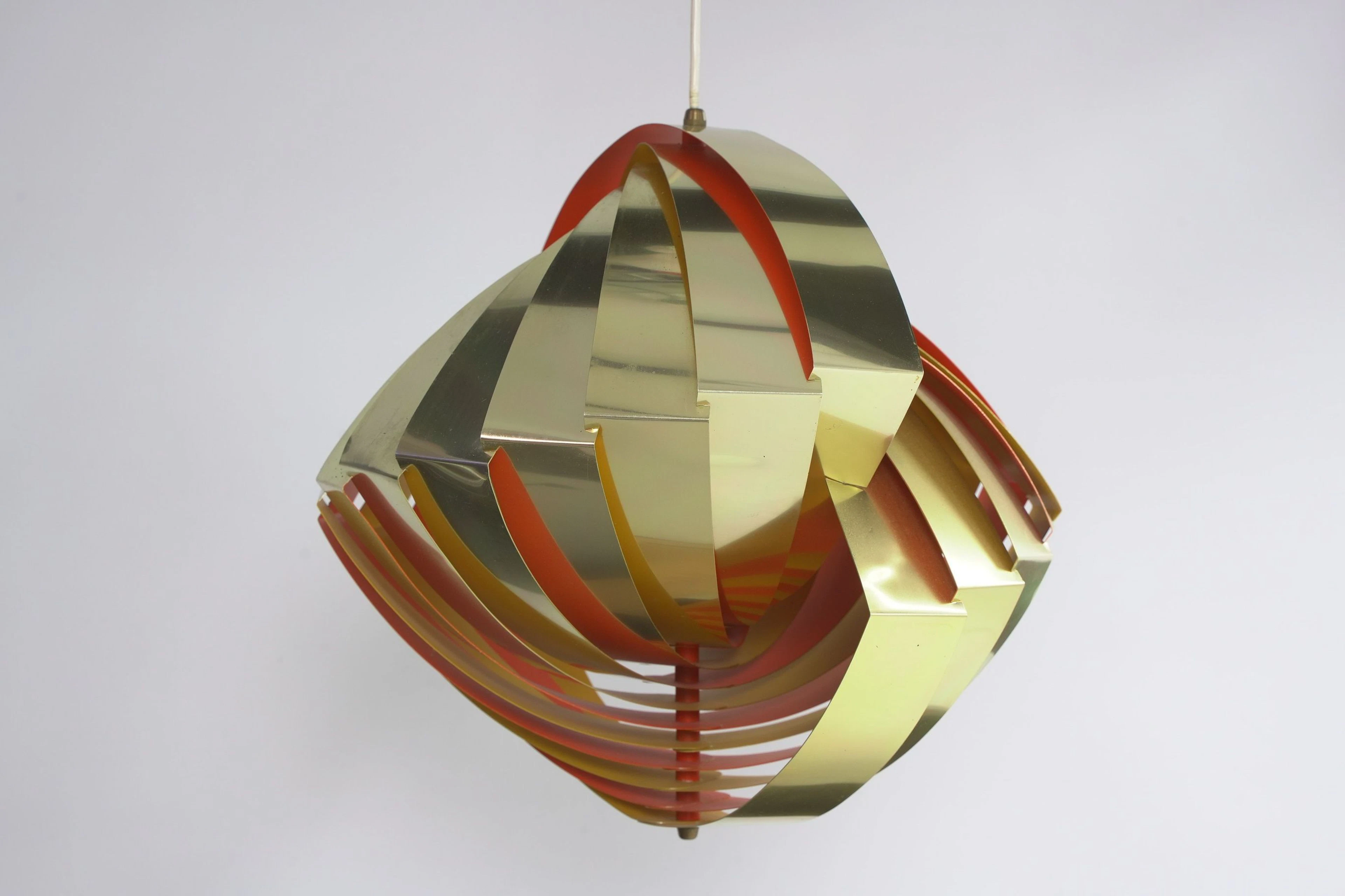LOUIS WEISDORF, taklampa, "Konkylie", Lyfa, Danmark, 1960-tal